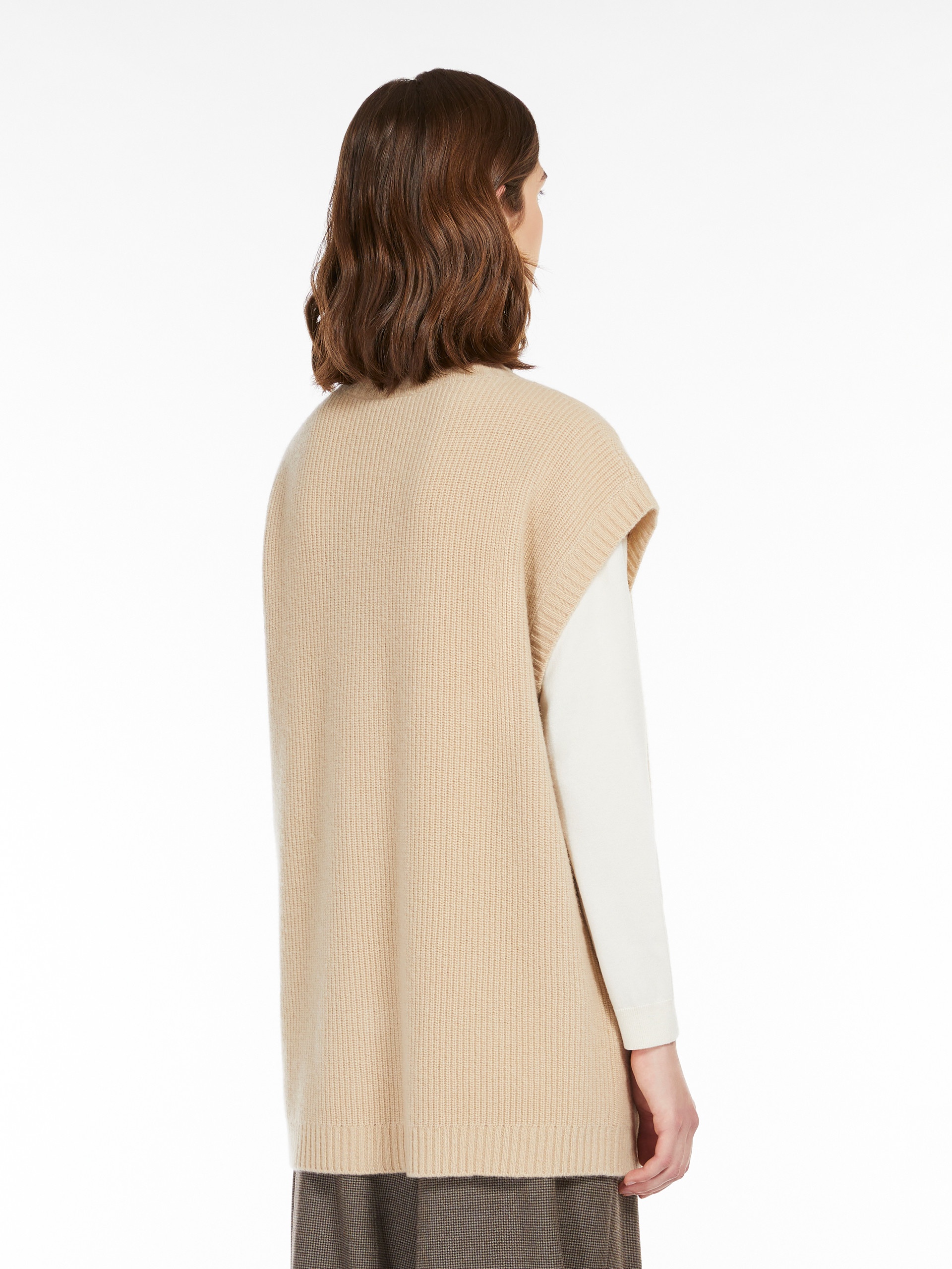 PESCO Wool knit fabric gilet - 4