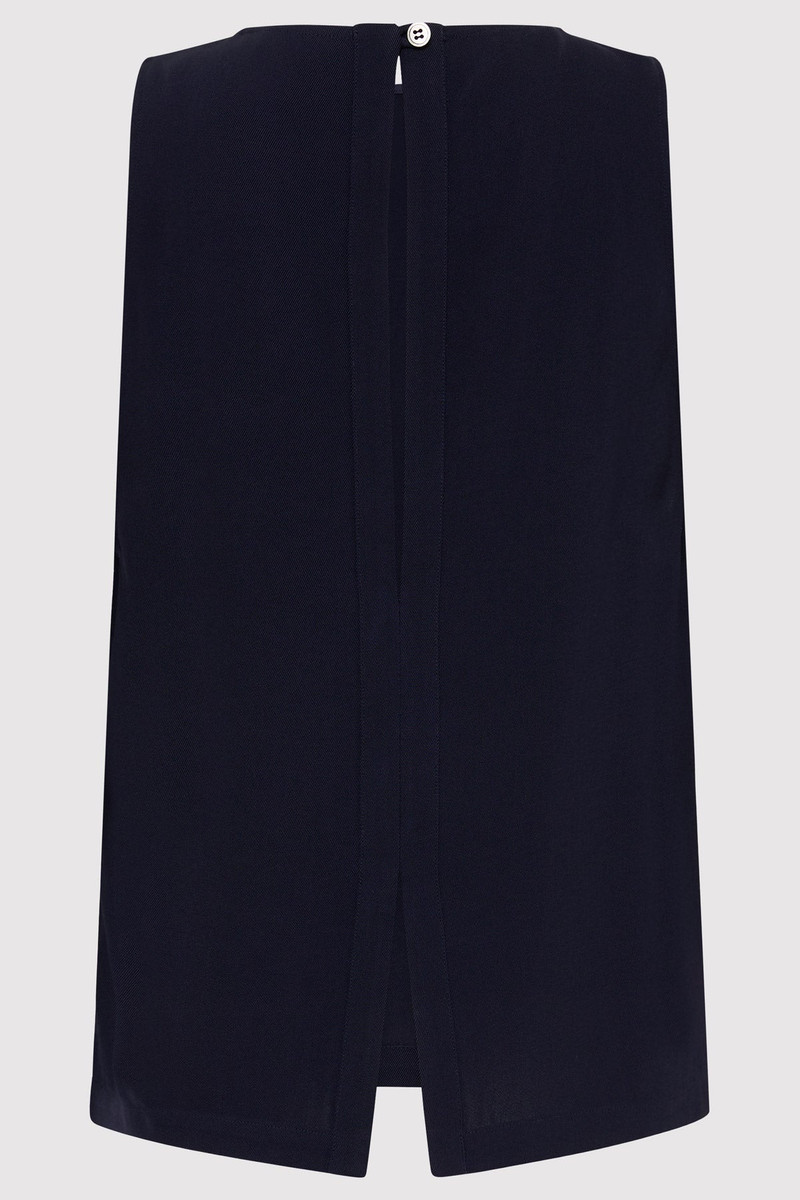 ST. AGNI Viscose Shell Top - Black outlook