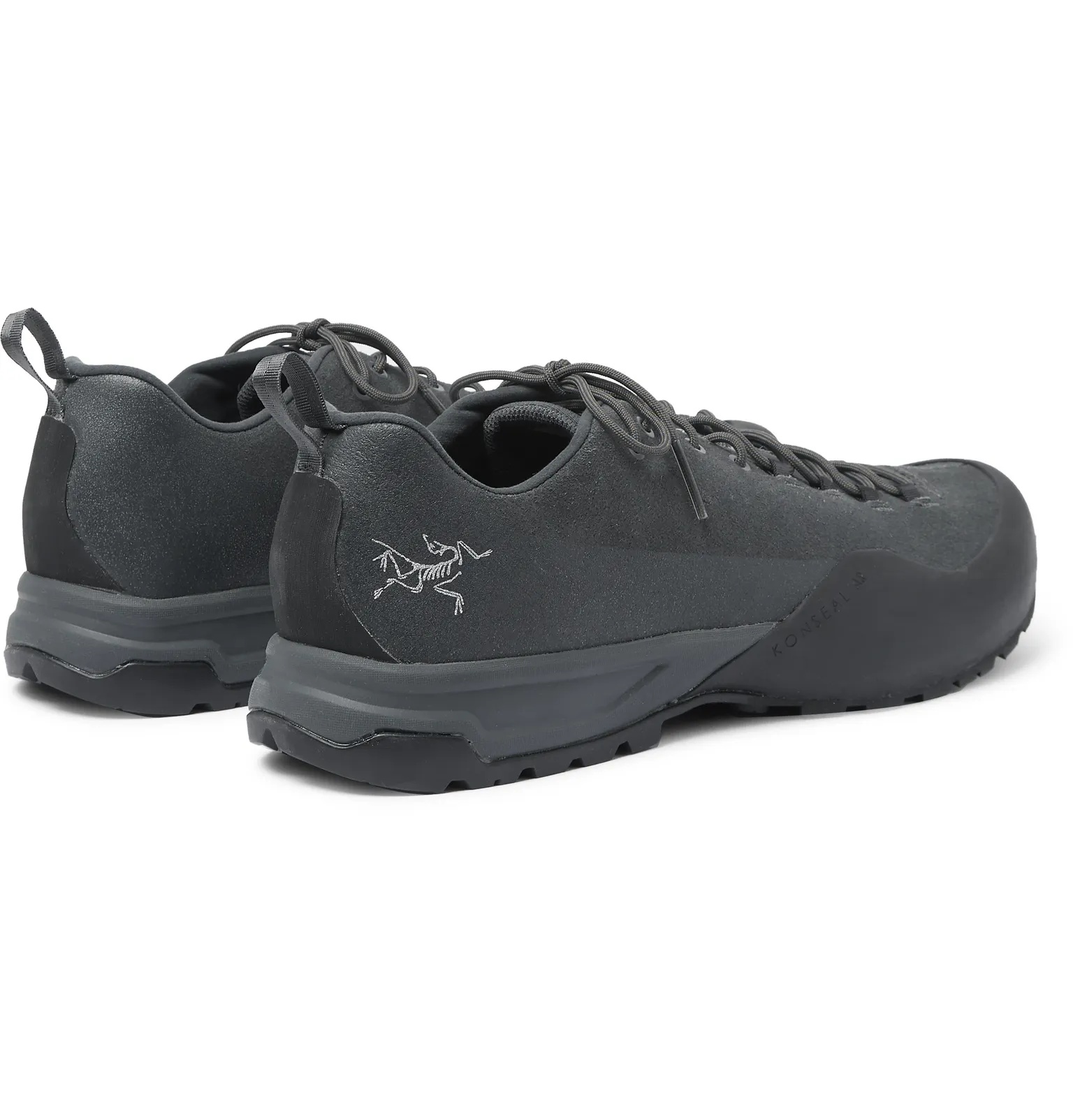 Konseal AR Rubber-Trimmed Nubuck Hiking Sneakers - 5