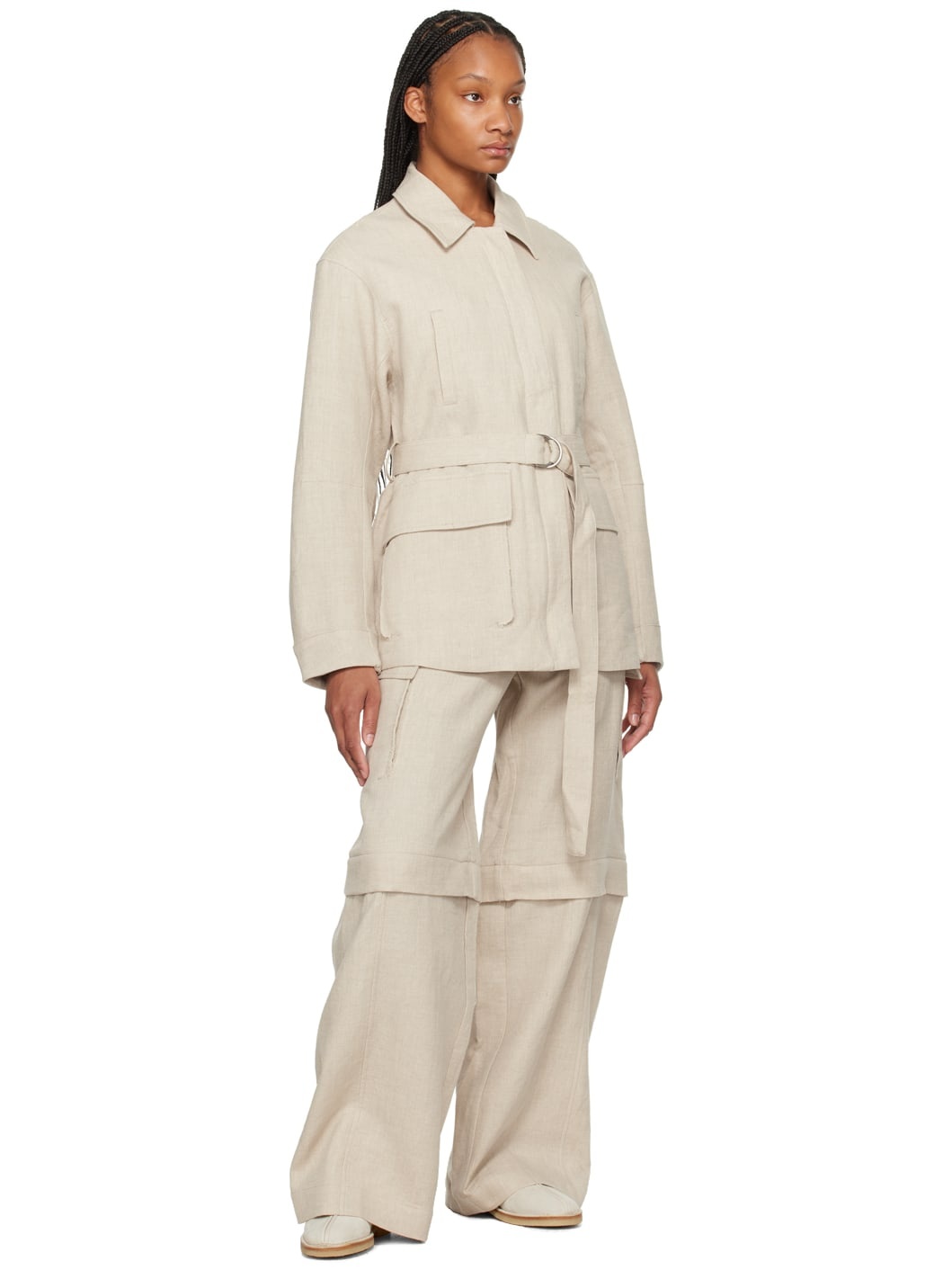 Beige Gorti Trousers - 5