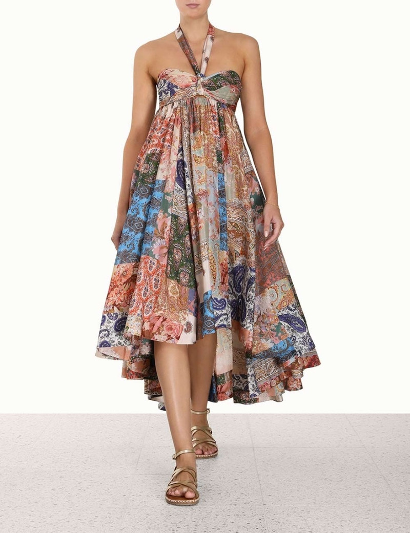 Zimmermann DEVI HALTER MAXI DRESS outlook