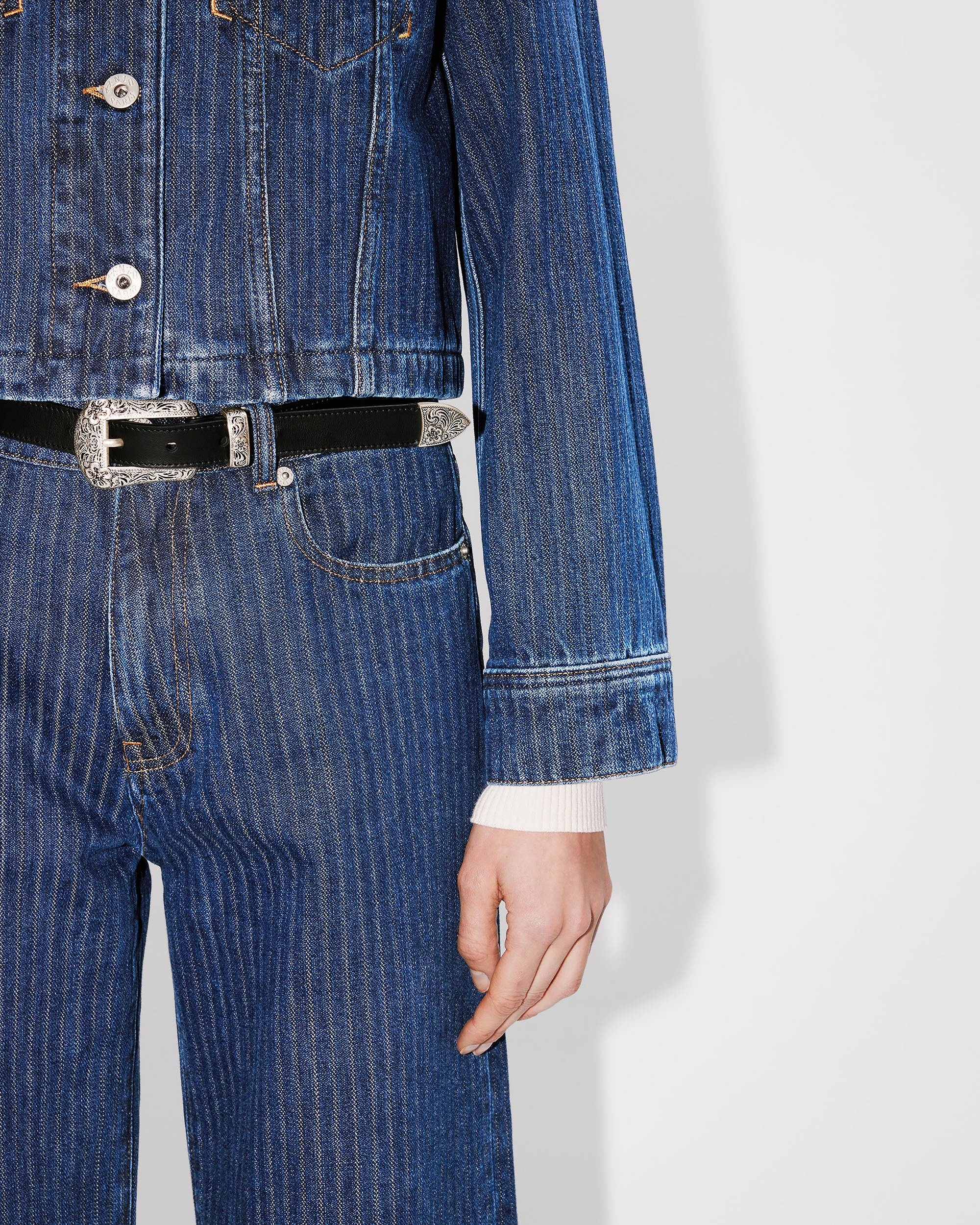 Trucker jacket in japanese denim - 6