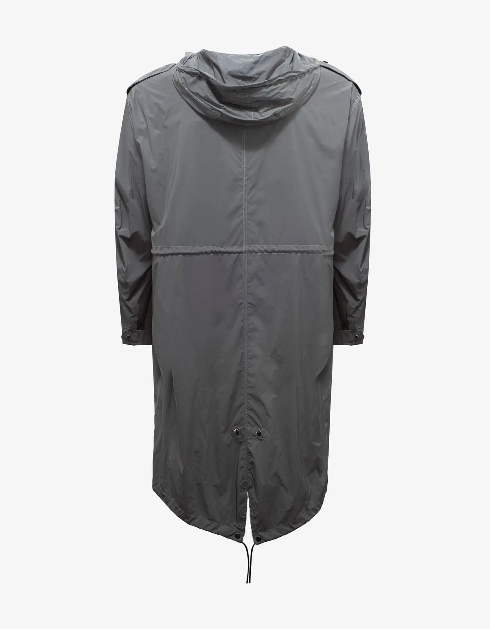 Givenchy Grey Reflective Nylon Parka - 2