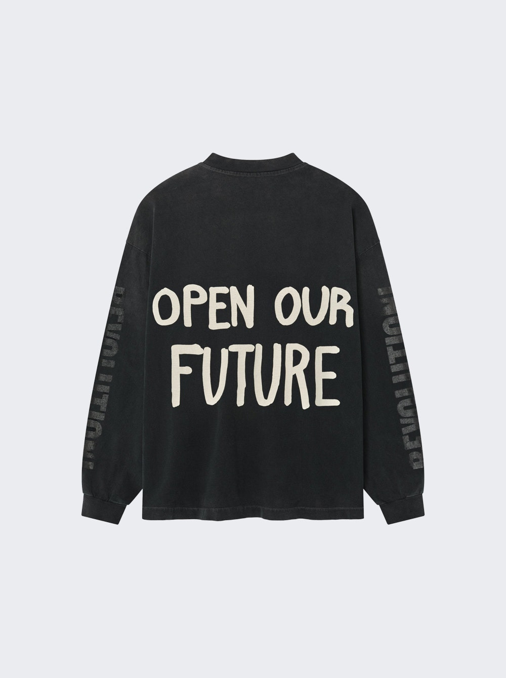 Relaxed Long Sleeve Future Tee Black - 5