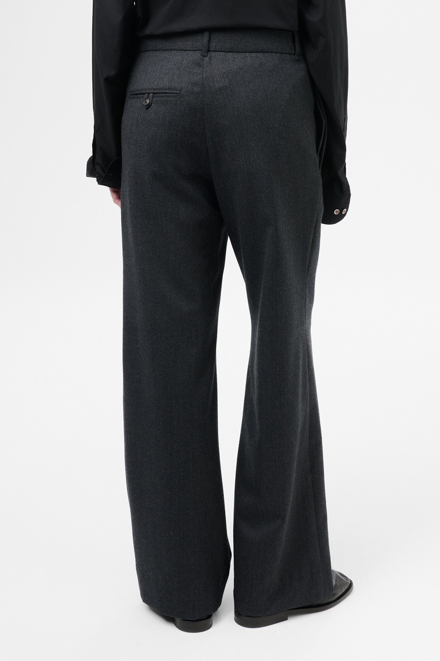 Unveil Trouser Premium Charcoal Office Wool - 3