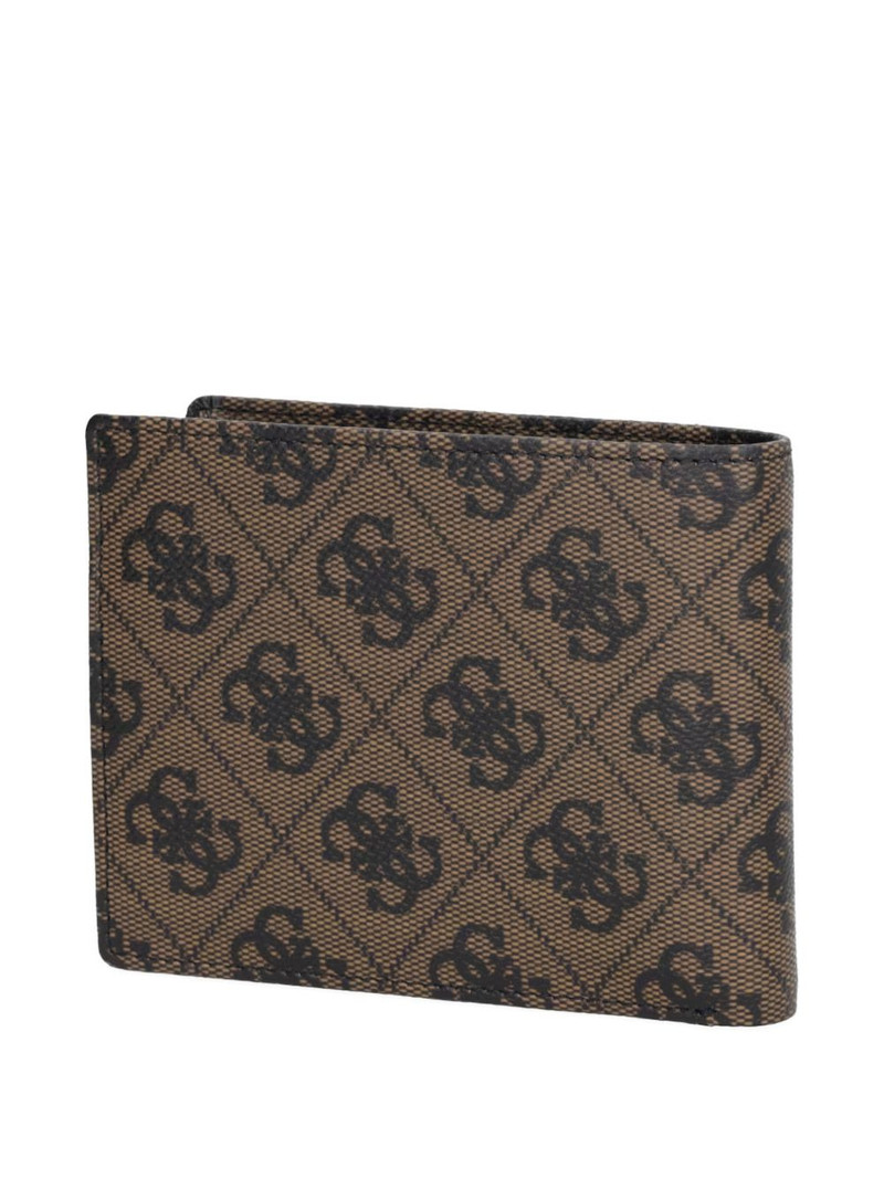 GUESS USA Milano monogram-print logo-plaque wallet outlook