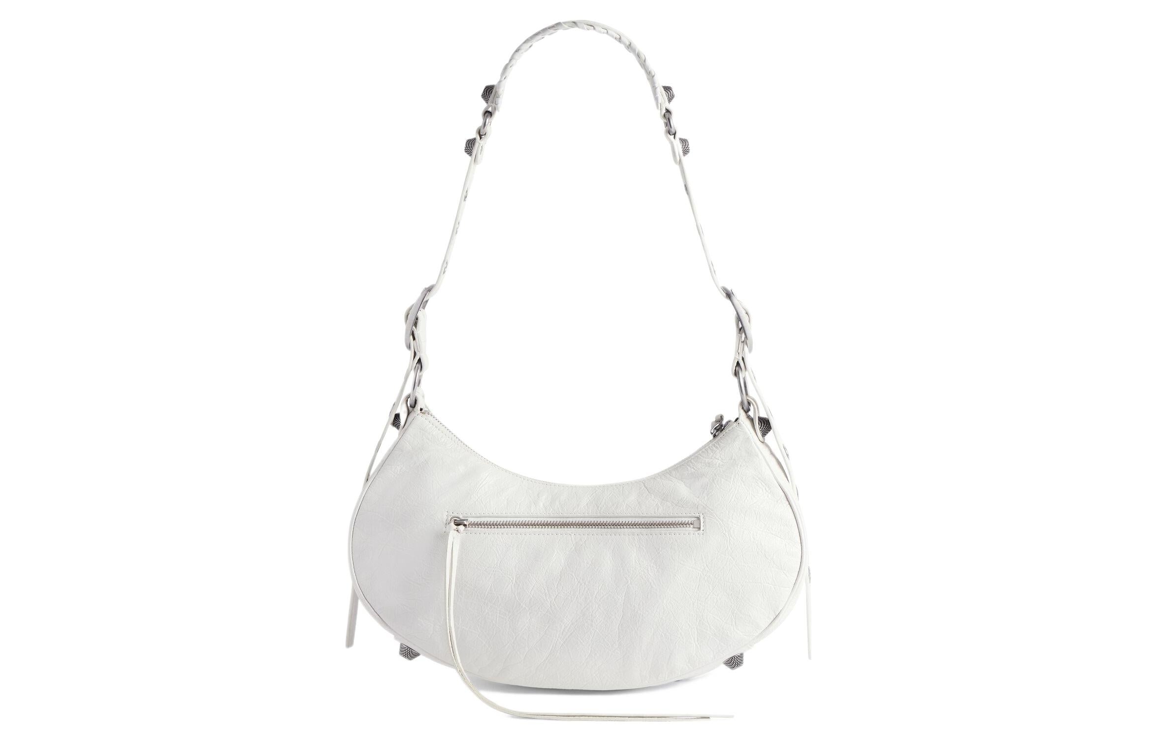 (WMNS) Balenciaga Le Cagole Small Shoulder Bag 'White' 6713071VG9Y9104 - 4