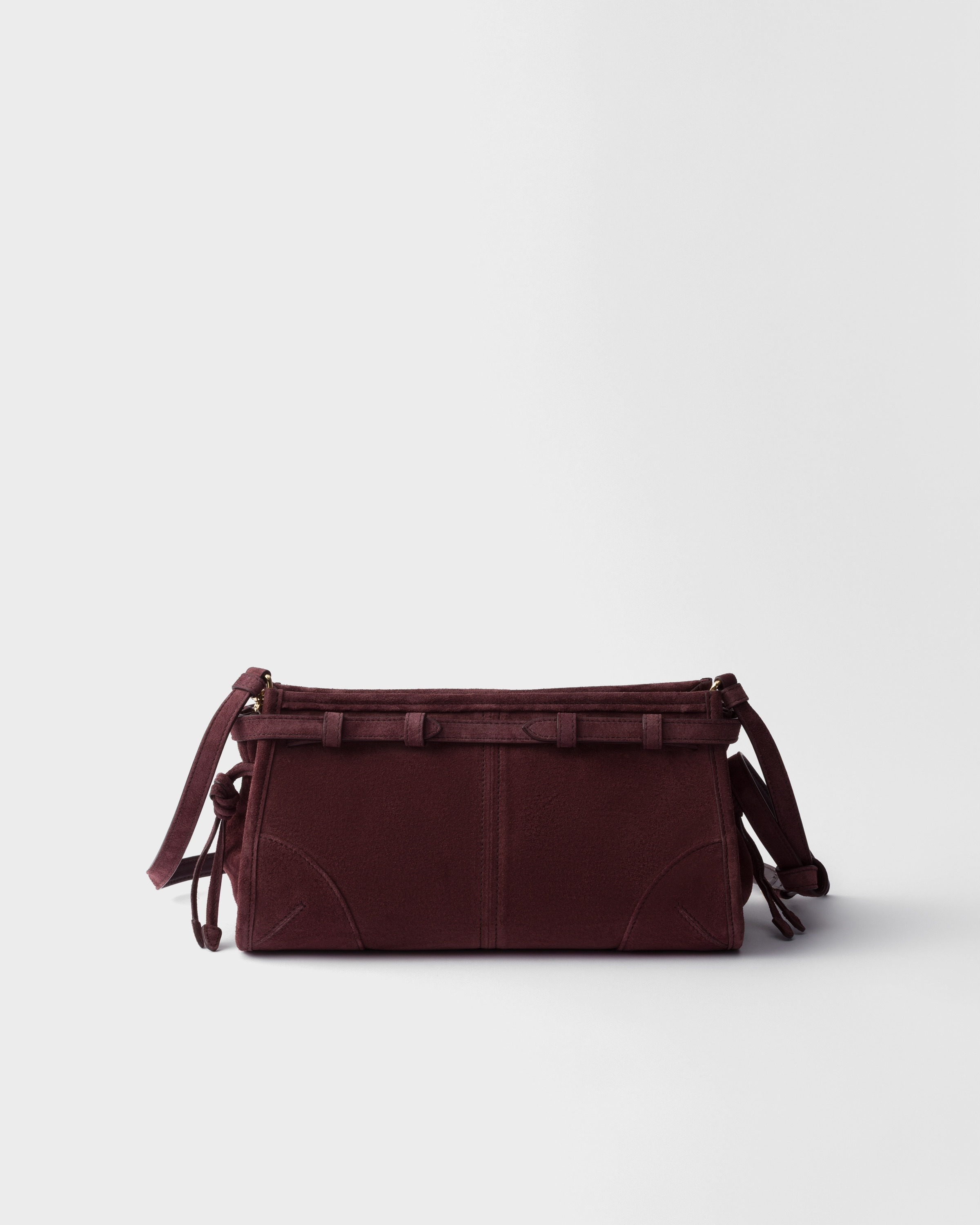 Small Prada Bonnie suede shoulder bag - 3