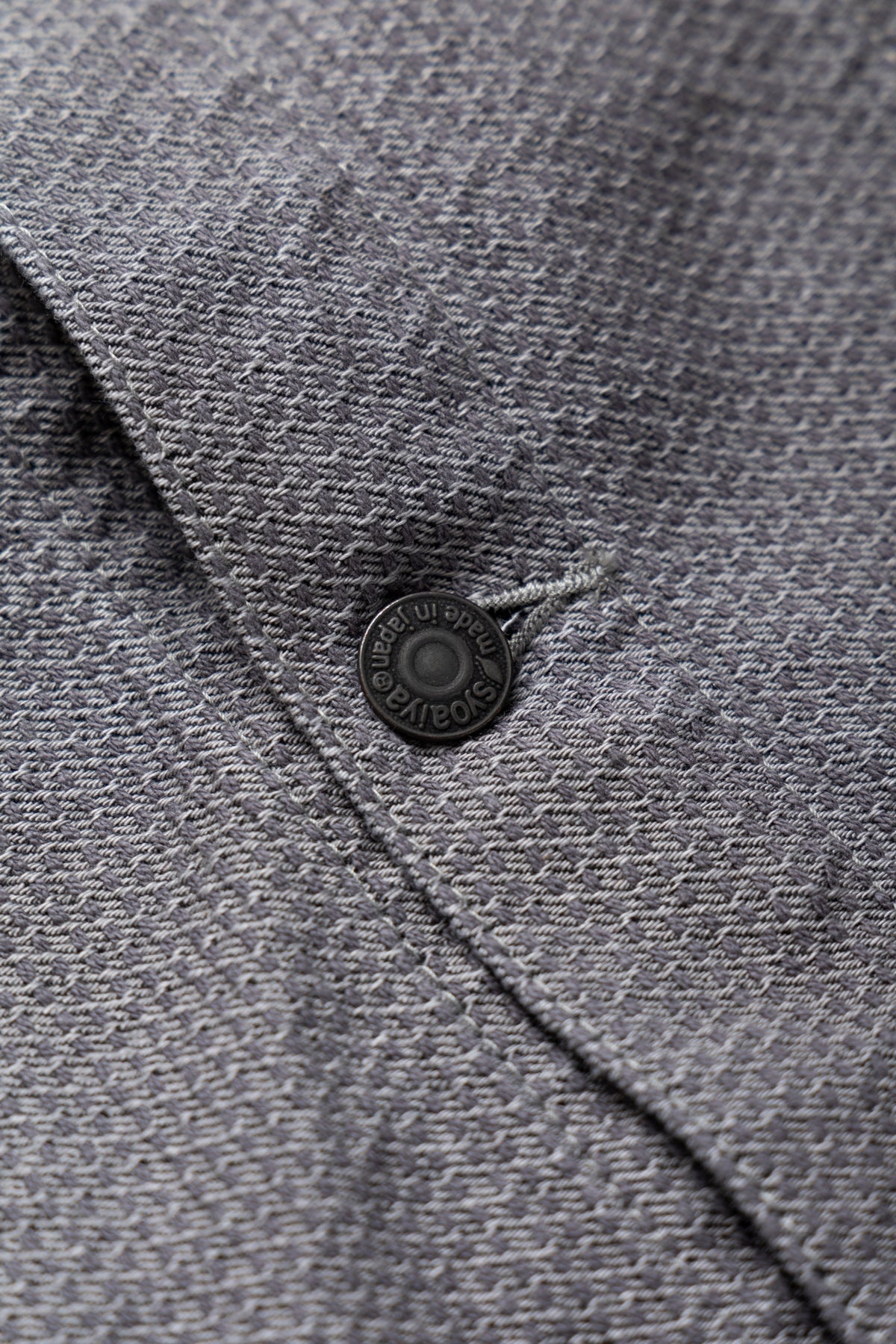 Sashiko Type 3 Jacket - Heather Grey x Black - 8