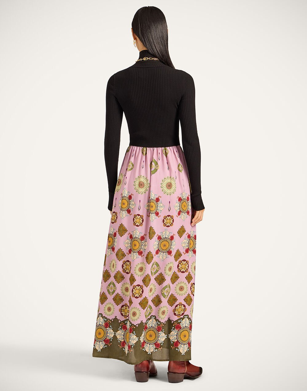 Lunaria Foulard Dress - 5