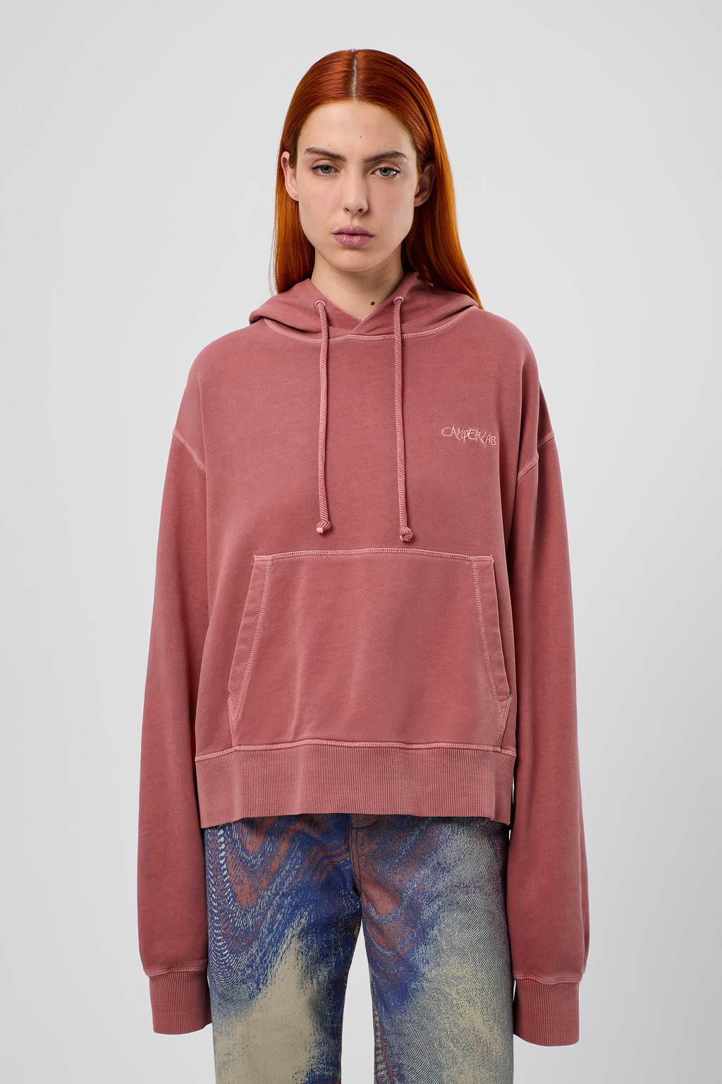 Red Cotton Hoodie - 2