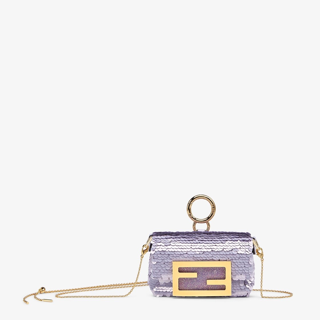 Lilac sequin charm - 1