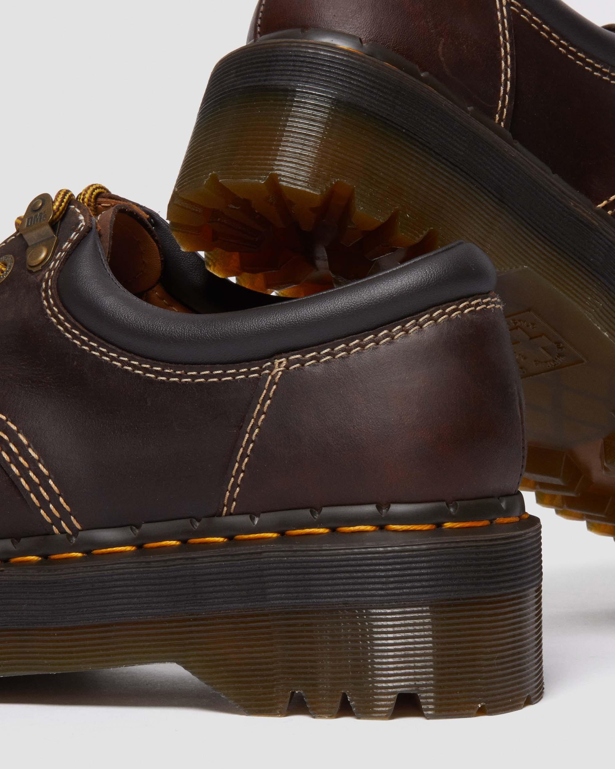 8053 Arc Crazy Horse Leather Platform Casual Shoes - 4