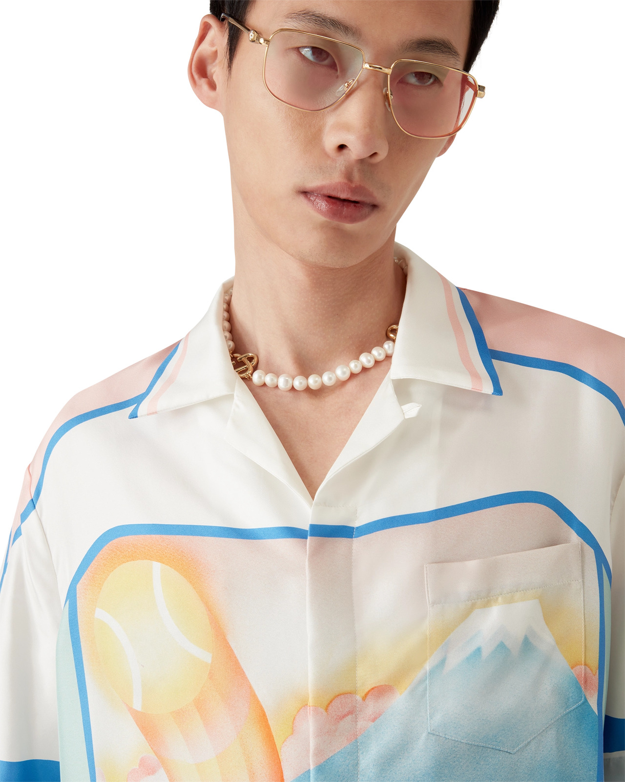 Fuji Dream Silk Short Sleeve Shirt - 5