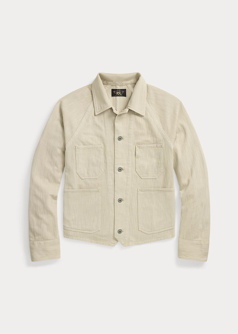 Knit Herringbone Twill Jacket 1