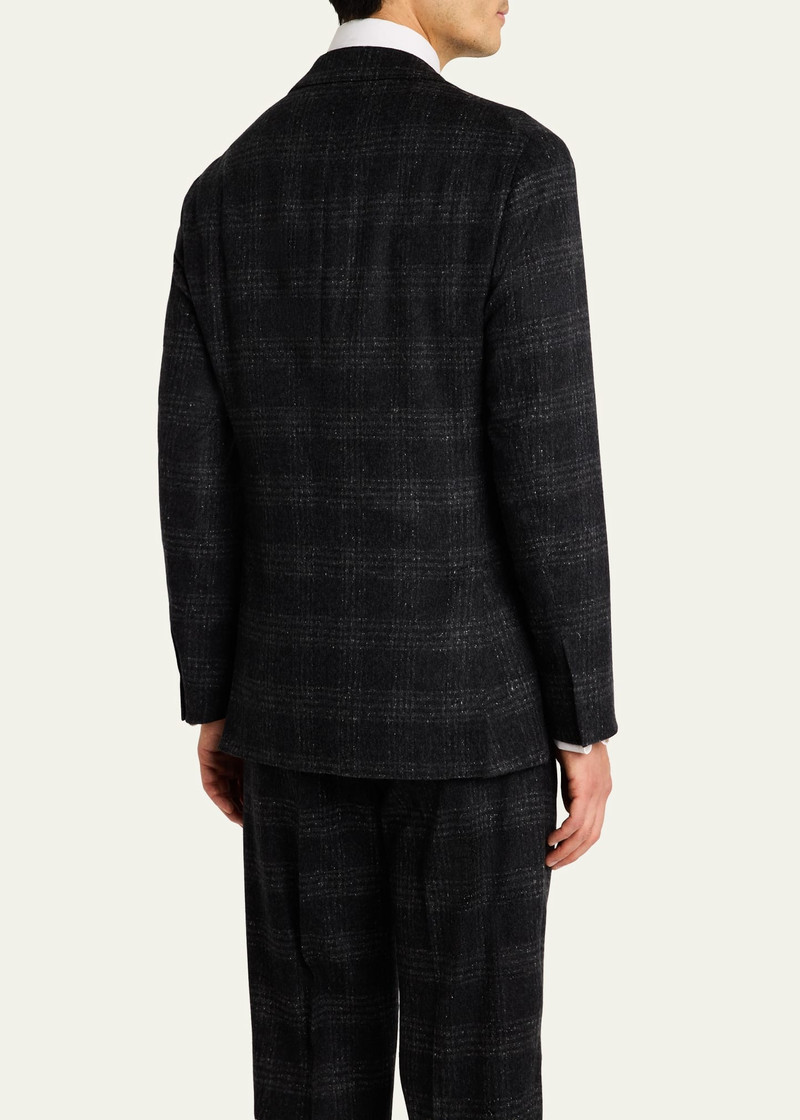 Men's Speckled Check Suit 7