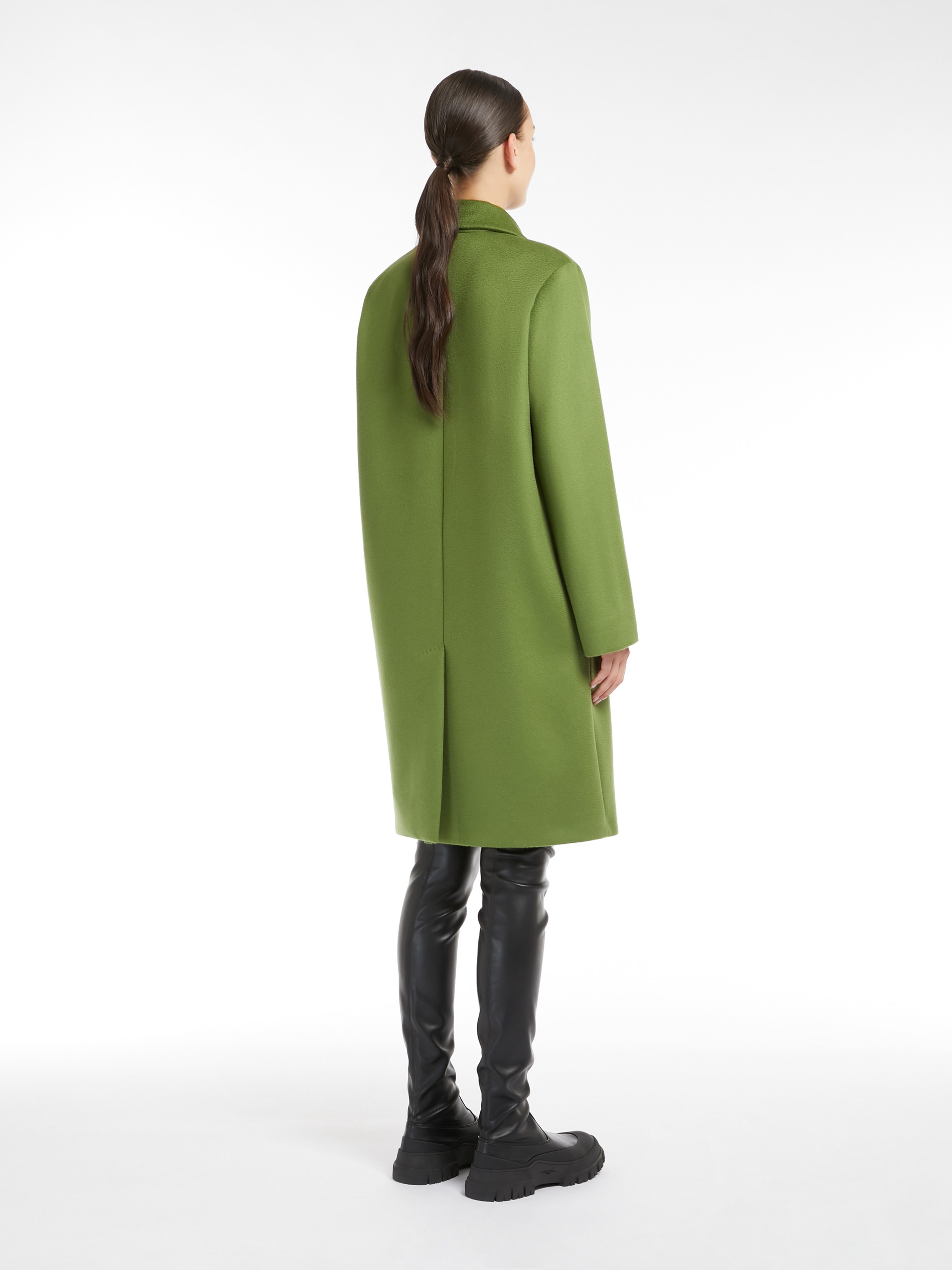 ZUM Double-breasted wool broadcloth coat - 4