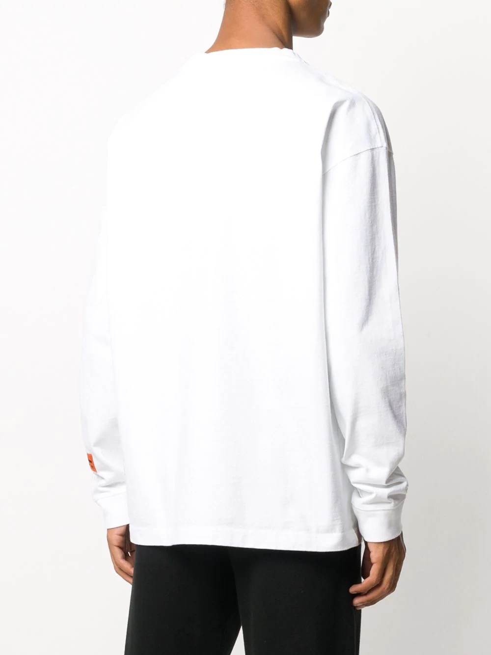 Heron-print crew neck sweatshirt - 4