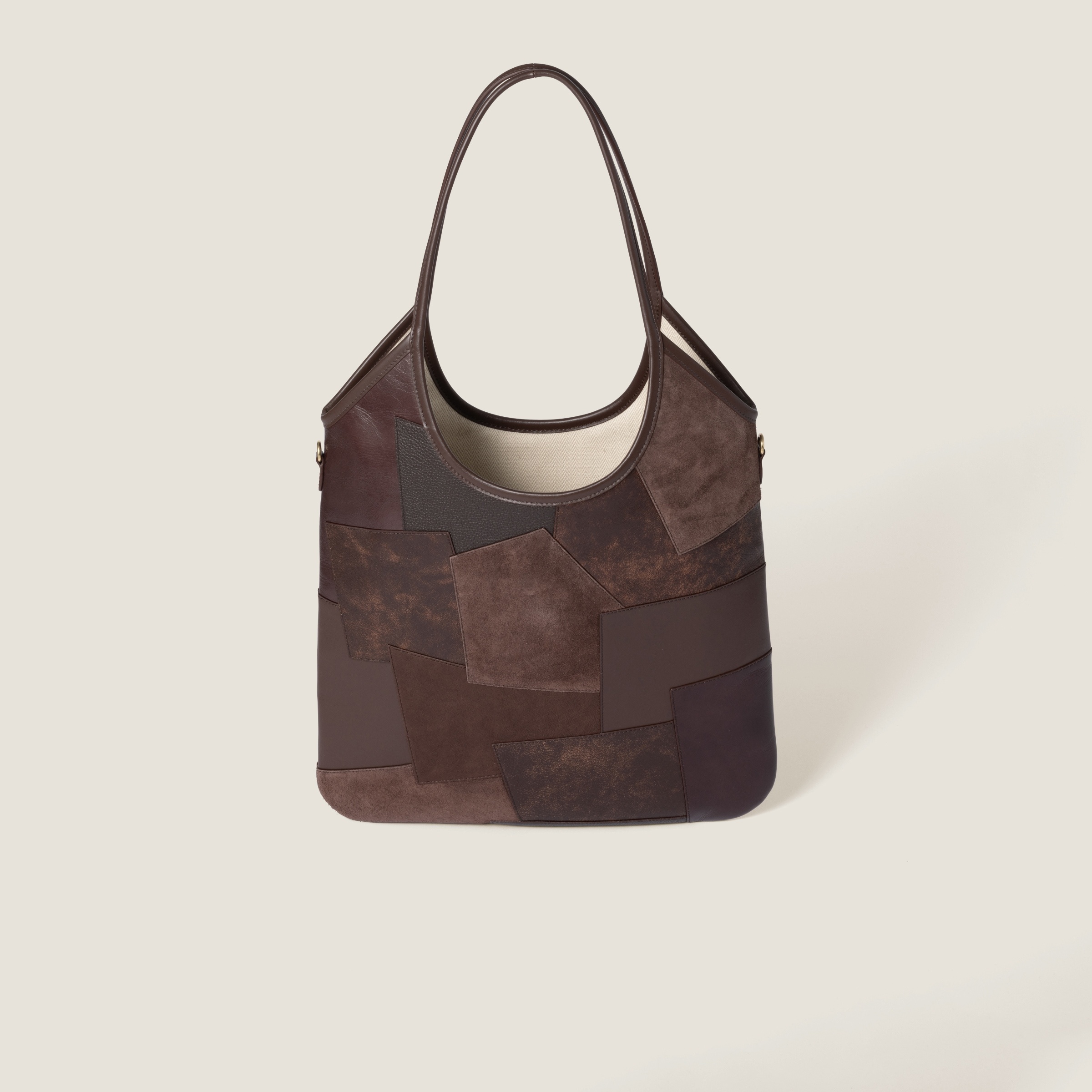 IVY leather patchwork bag - 3