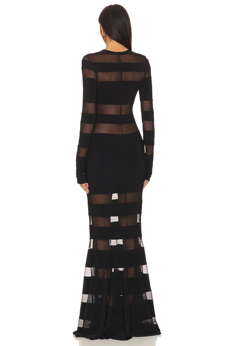 NORMA KAMALI Spliced Dress Fishtail Gown outlook