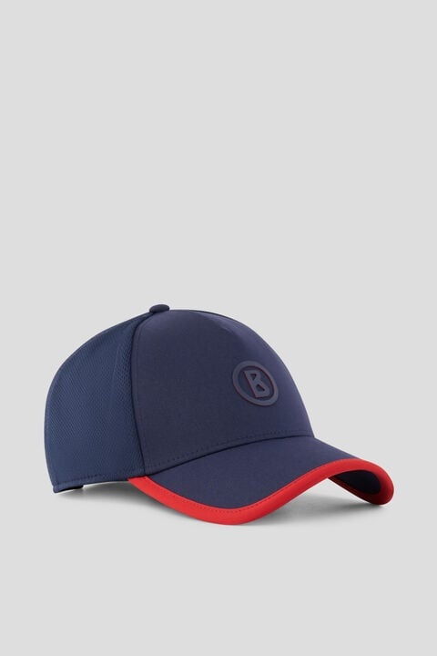Samuel Cap in Navy blue/Red - 1