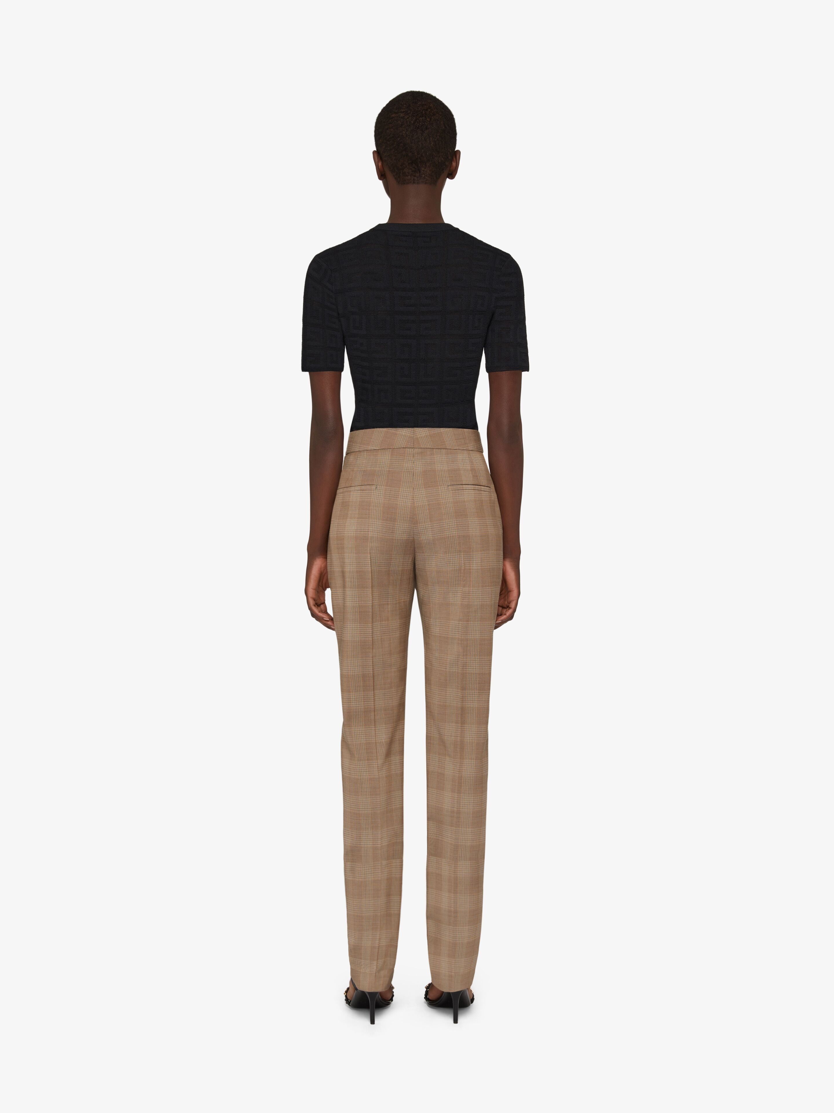 SLIM FIT PANTS IN WOOL - 4