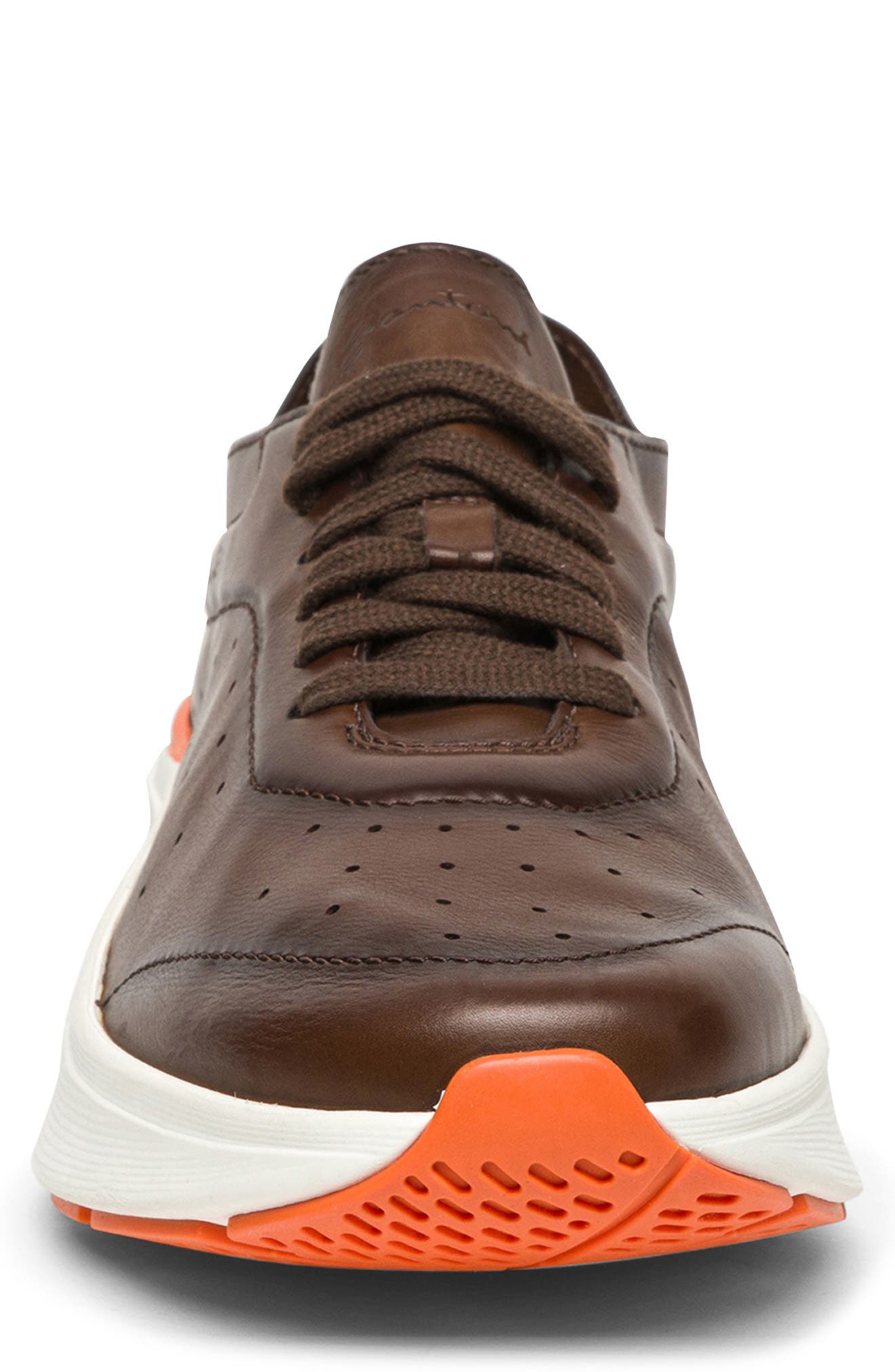 Santoni Bounce Sneaker in Brown at Nordstrom - 4