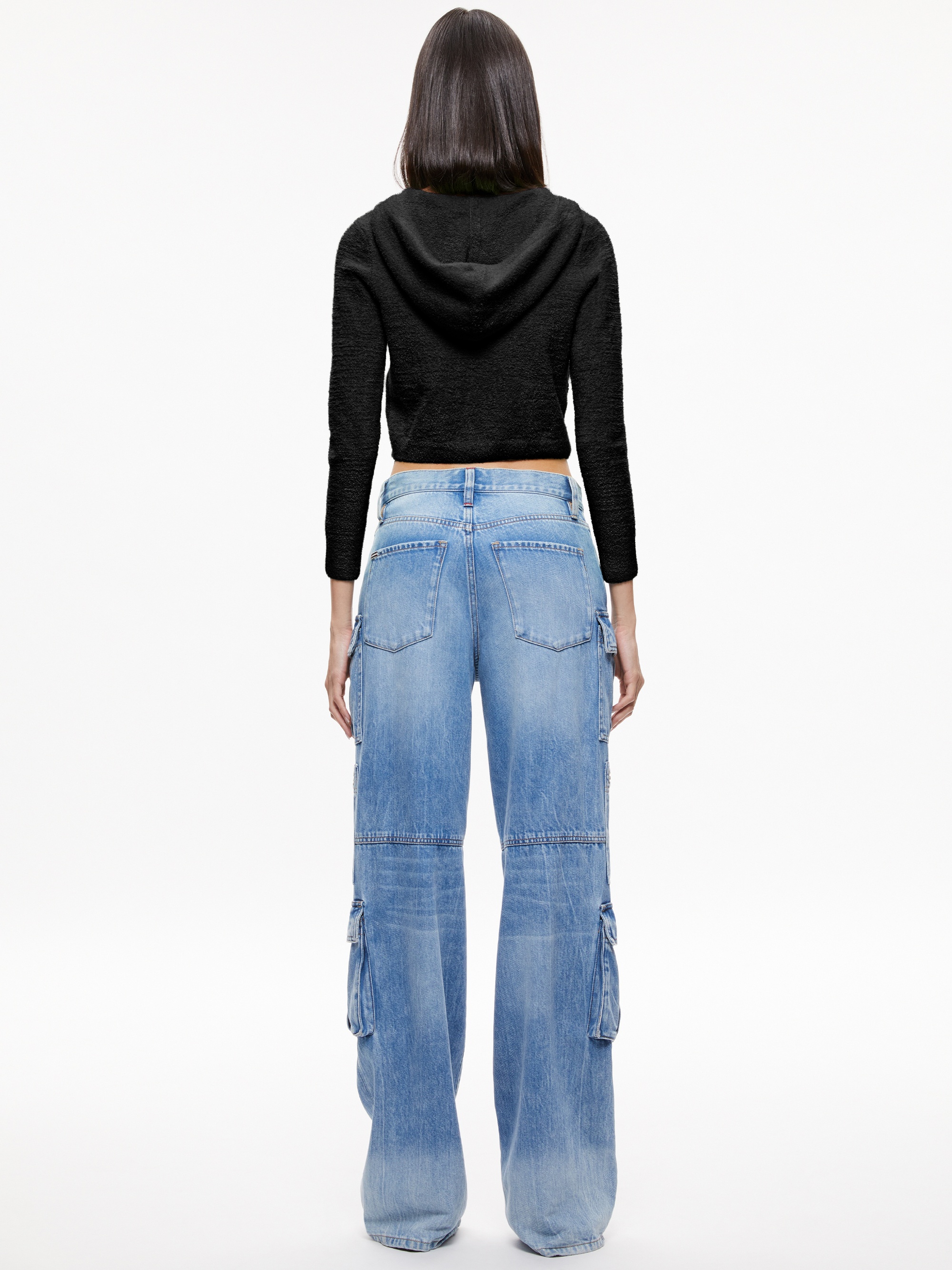 LIDELL CROPPED ZIP UP HOODIE - 3