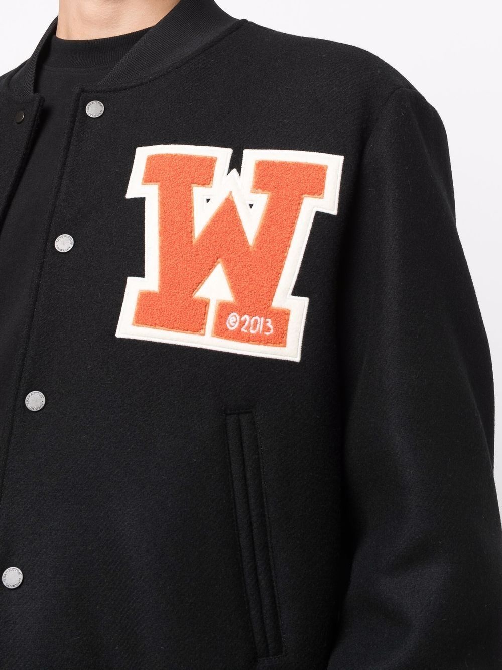 logo-patch varsity jacket - 5