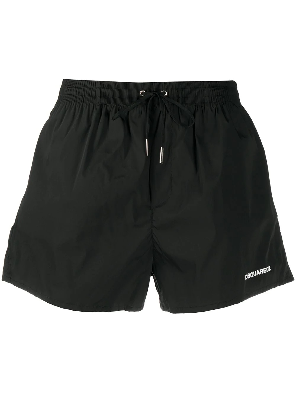 rear logo print swim shorts - 1