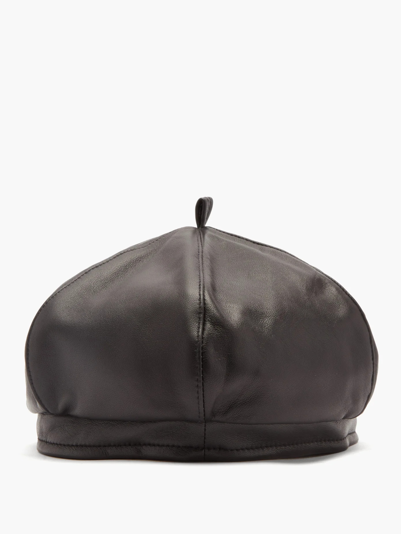 Leather beret - 4