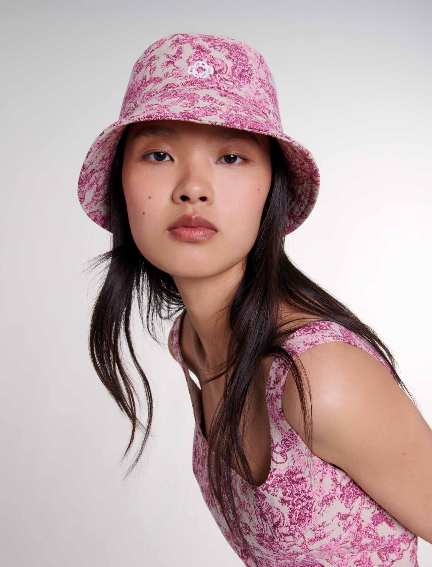 Patterned cotton bucket hat - 6