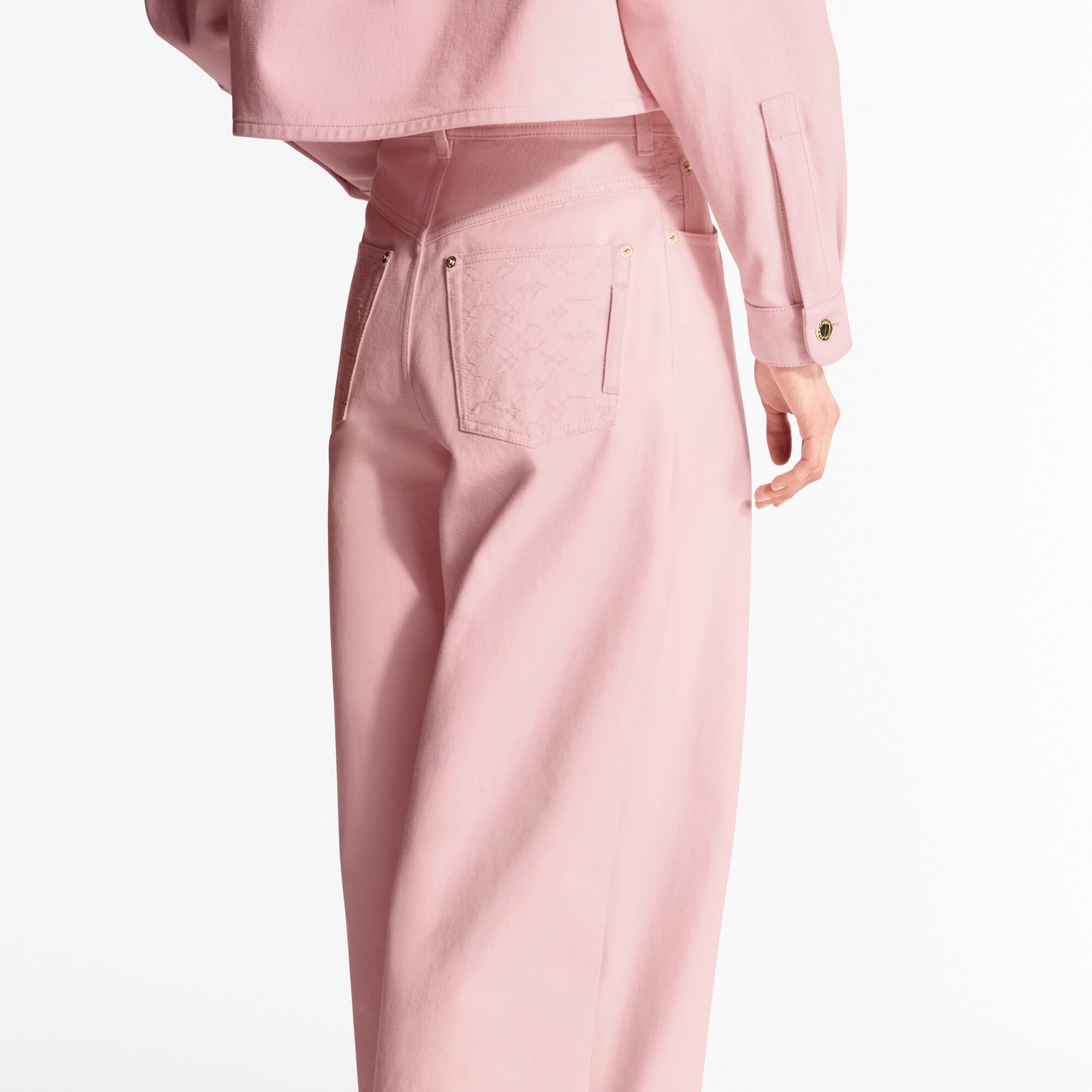 Denim Pleat Pants - 5