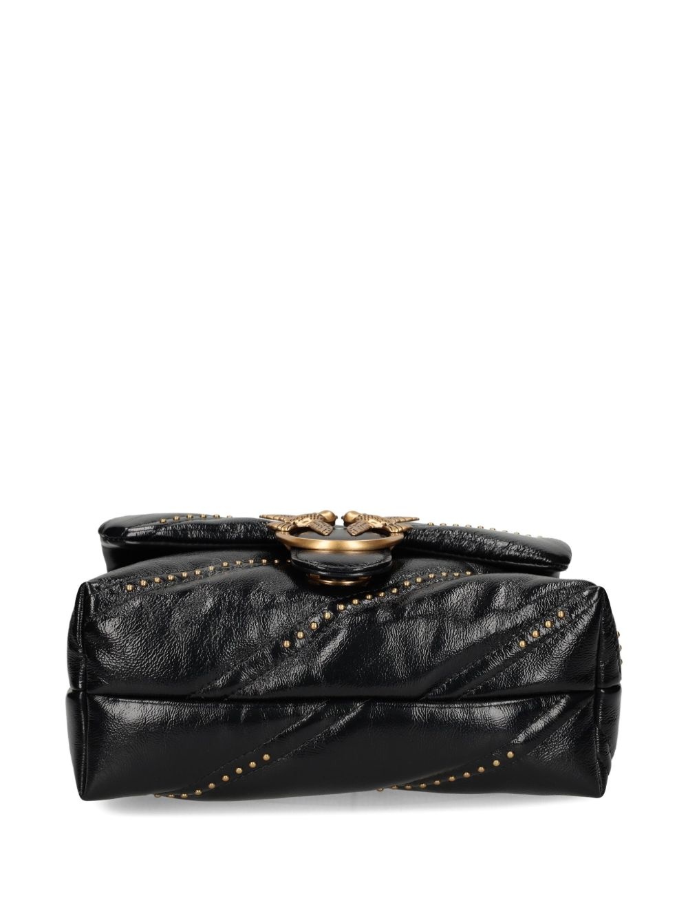 studded leather shoulder bag - 4