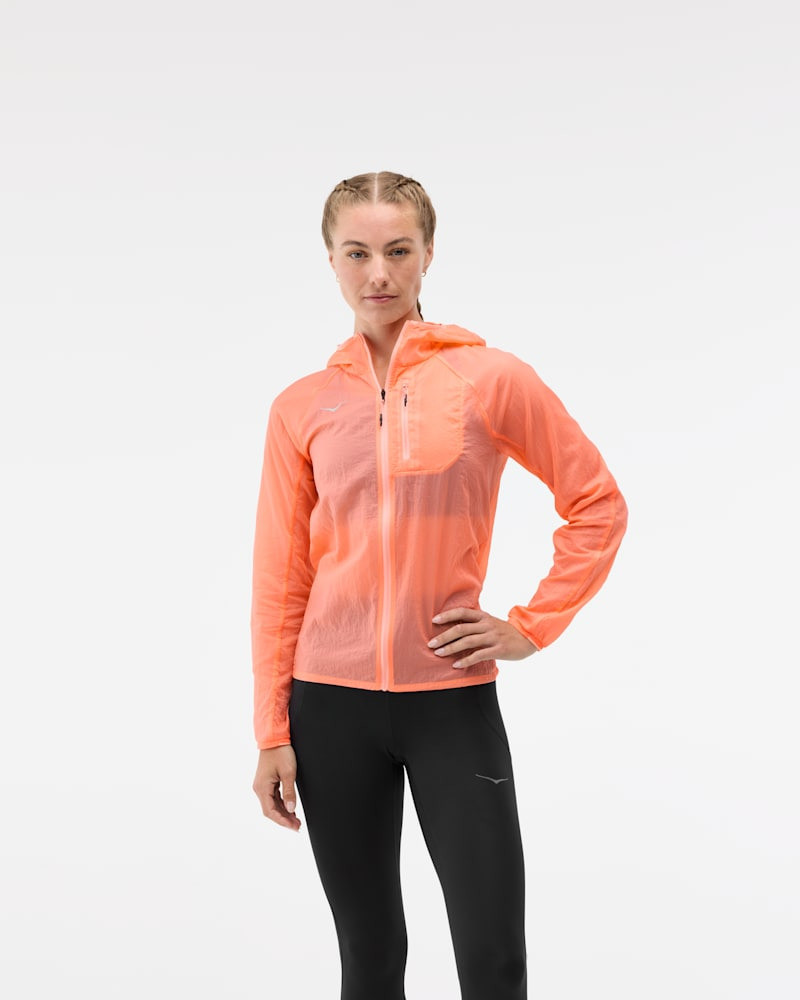 Women's Skyflow Jacket in Neon Cantaloupe 1