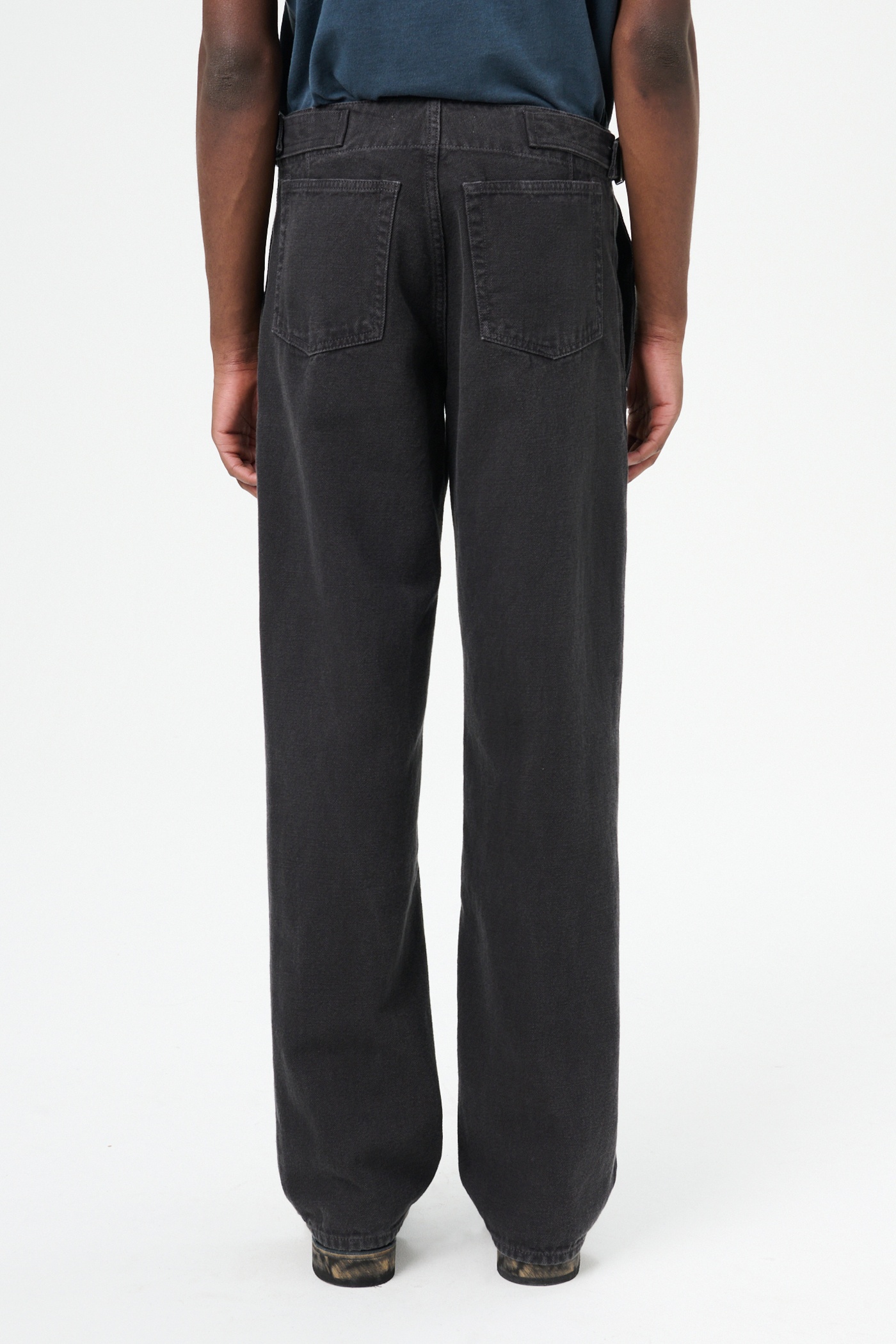 Trucker Trouser Ash Black Reborn Canvas - 5