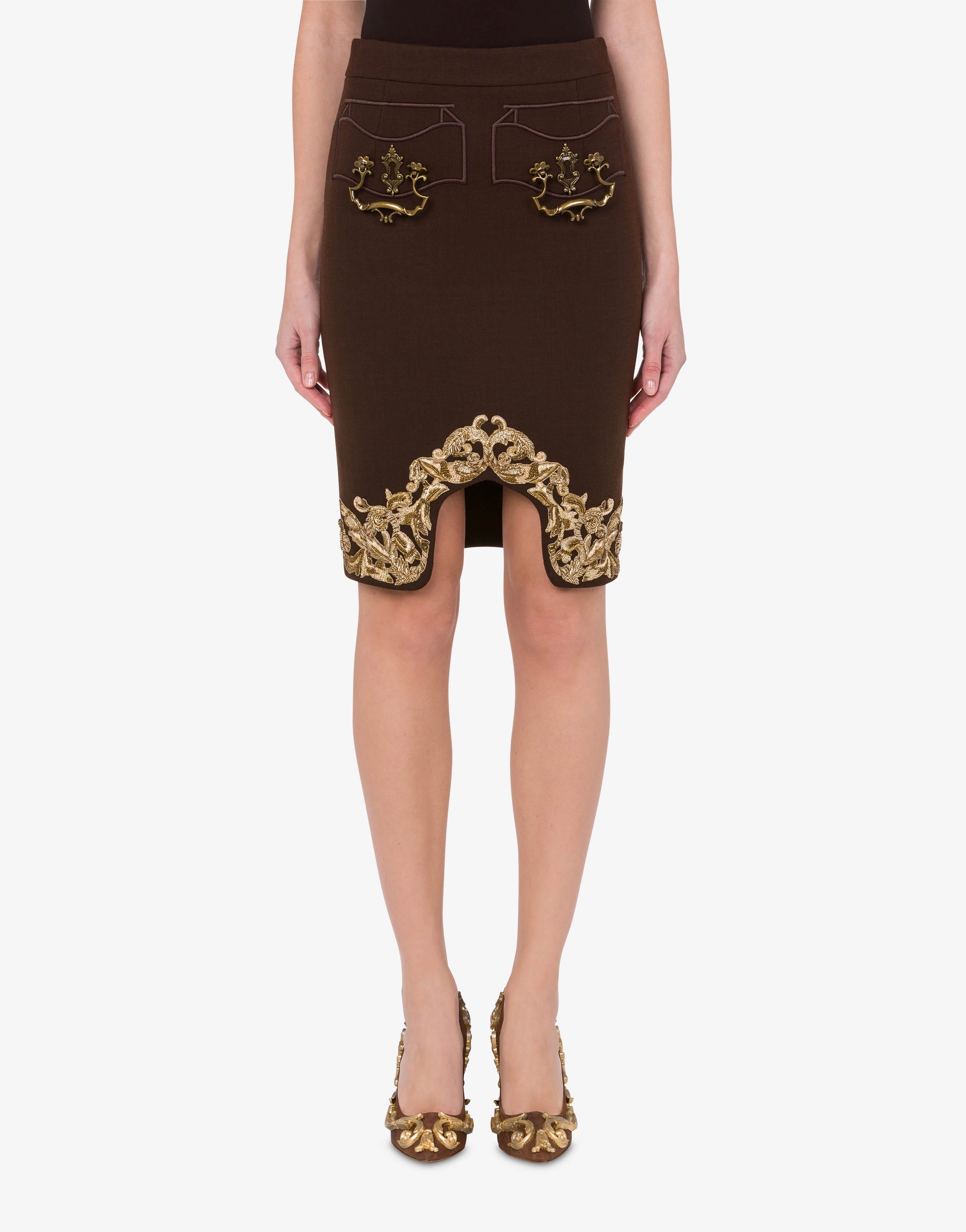 HANDLE WITH CARE CREPE SKIRT - 2