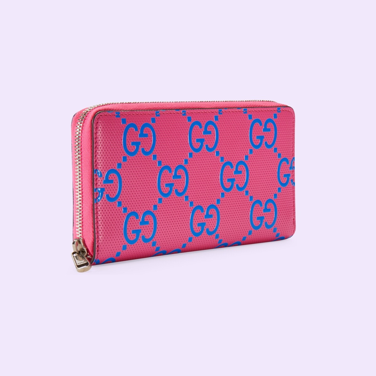 GG embossed zip around wallet - 4
