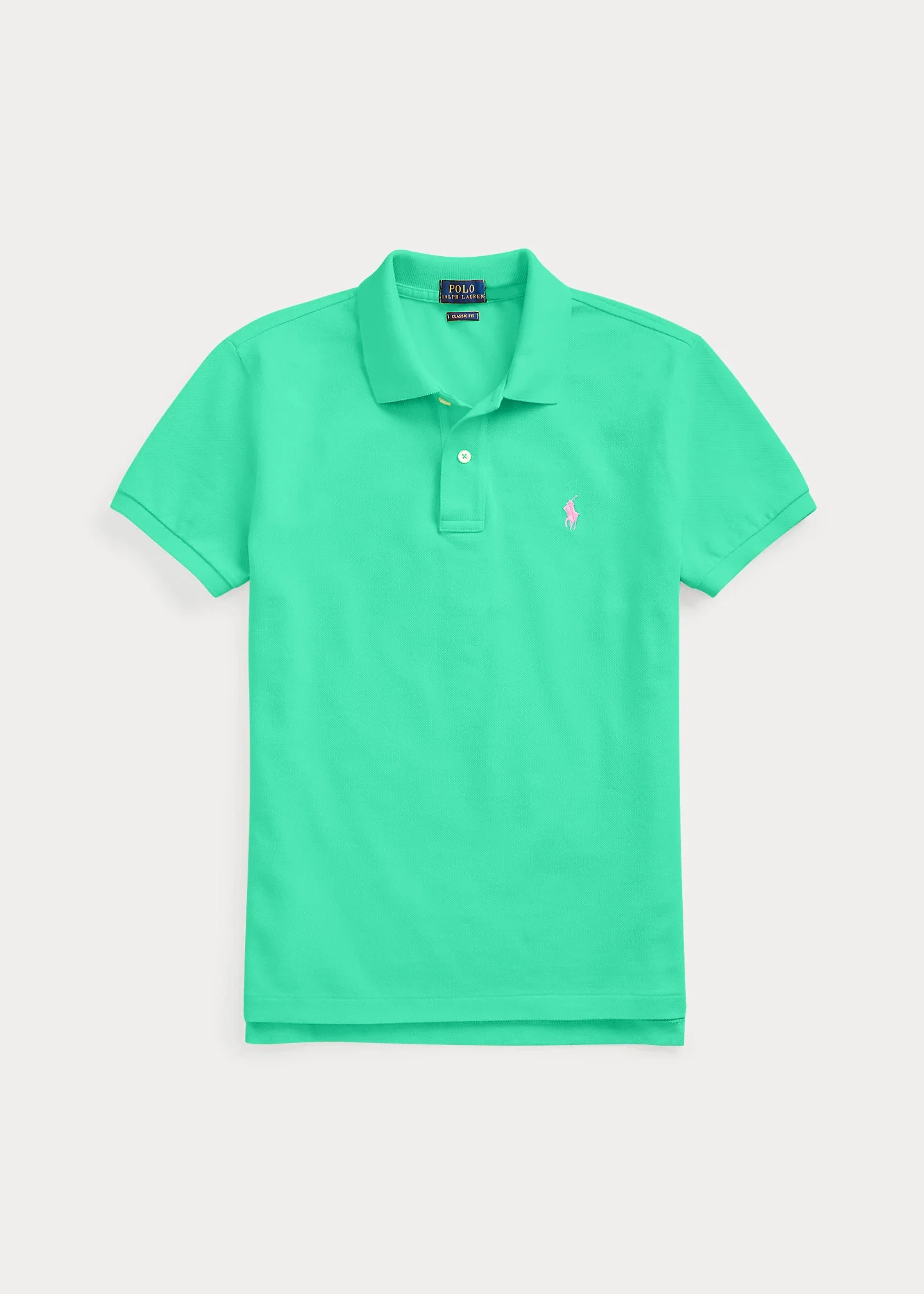 The Iconic Classic Fit Mesh Polo Shirt - 1