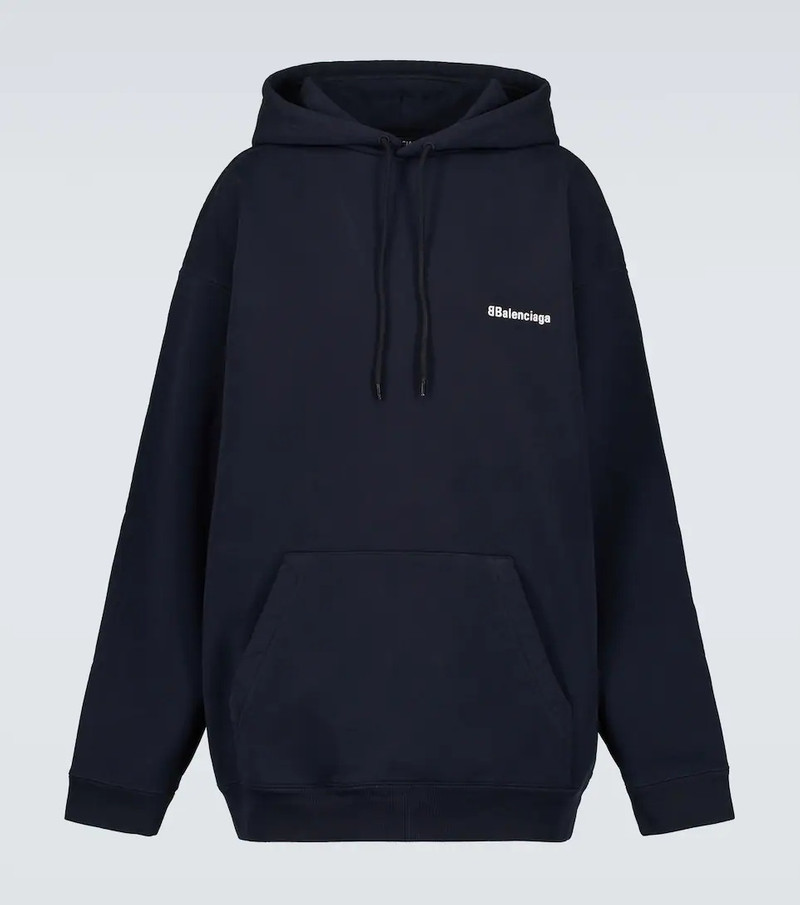 BB cotton hooded sweatshirt - 1