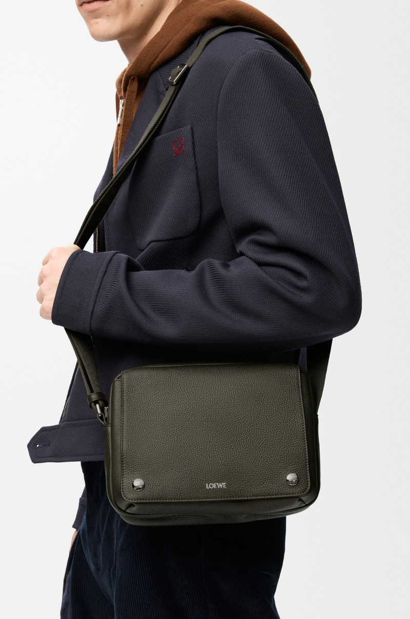 Loewe Medium Pebble messenger bag in supple grained calfskin outlook