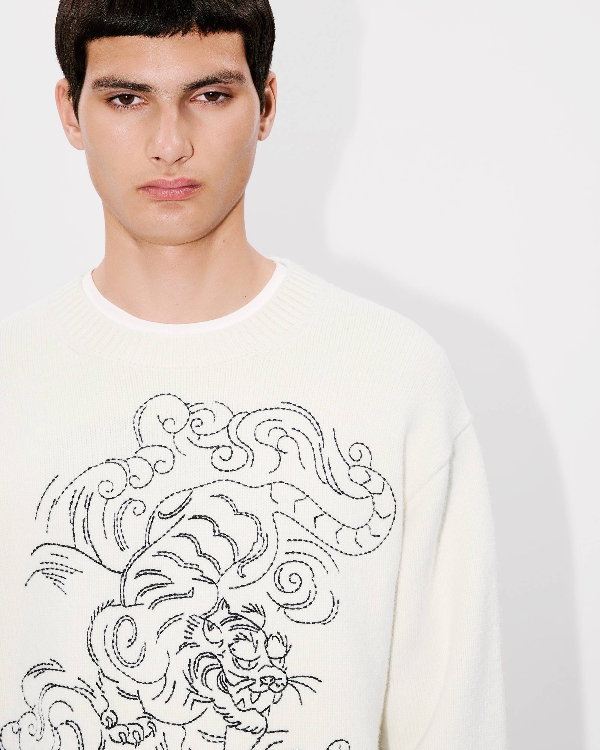 'KENZO Star Tiger' genderless embroidered wool jumper - 11
