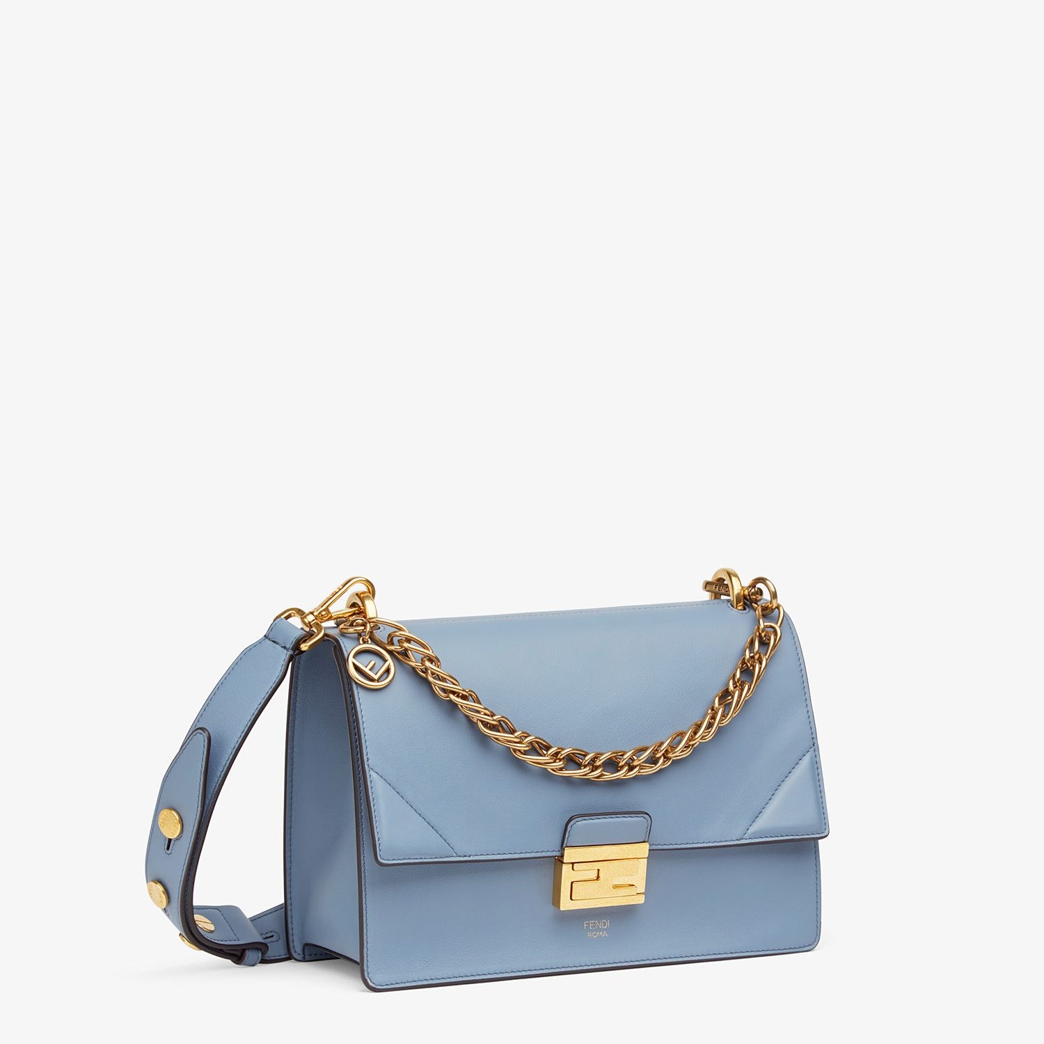 Light blue leather bag - 3