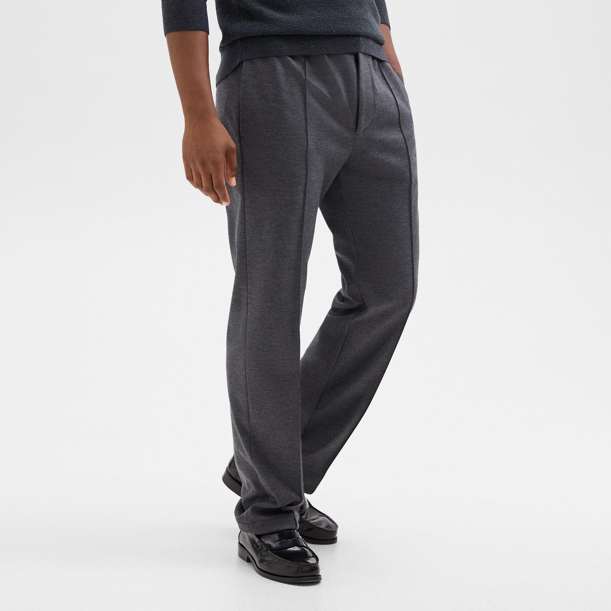 Straight-Leg Drawstring Pant in Wool-Blend Knit - 5