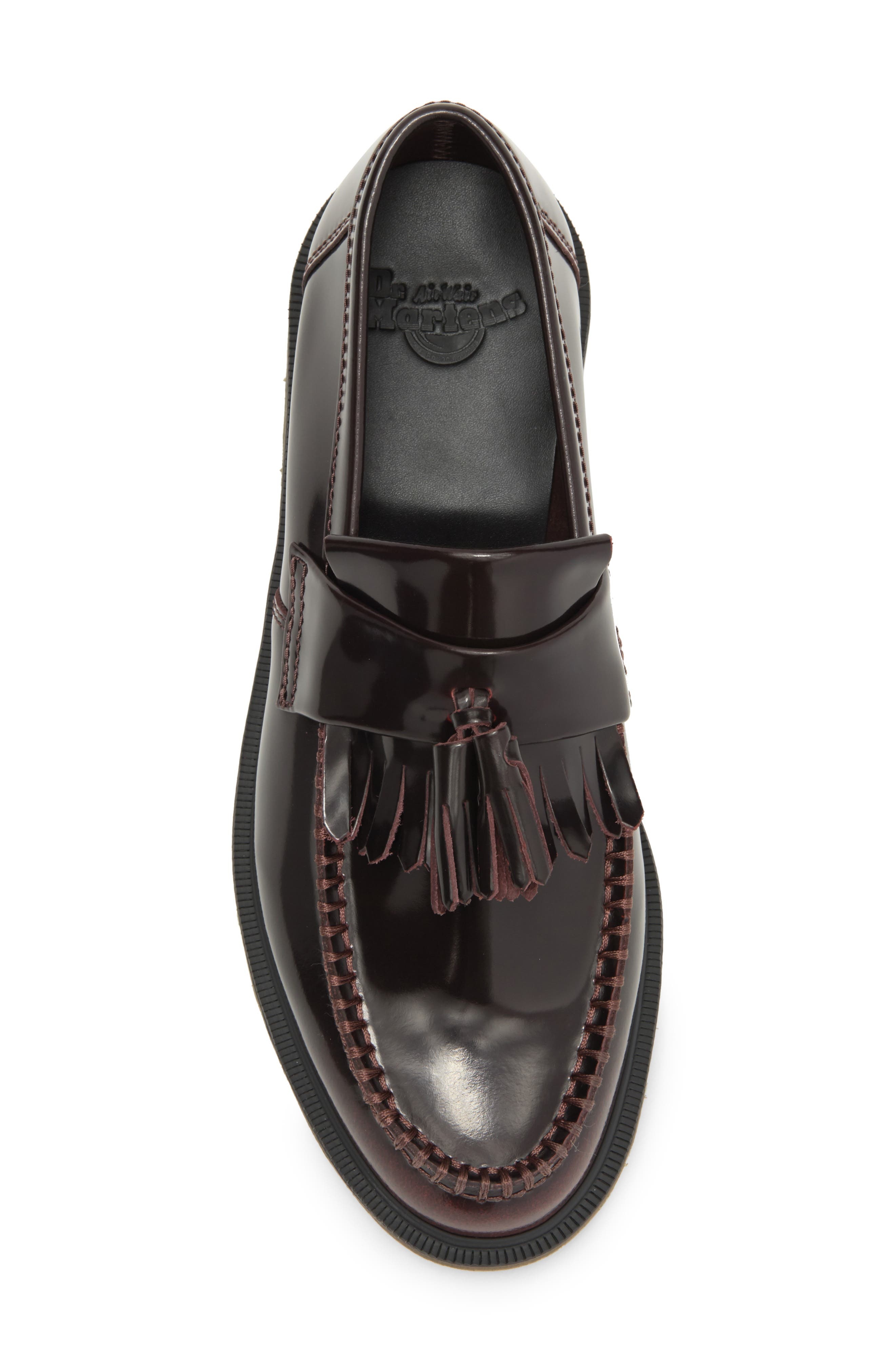 Dr. Martens Adrian Loafer in Cherry Red Arcadia at Nordstrom - 5