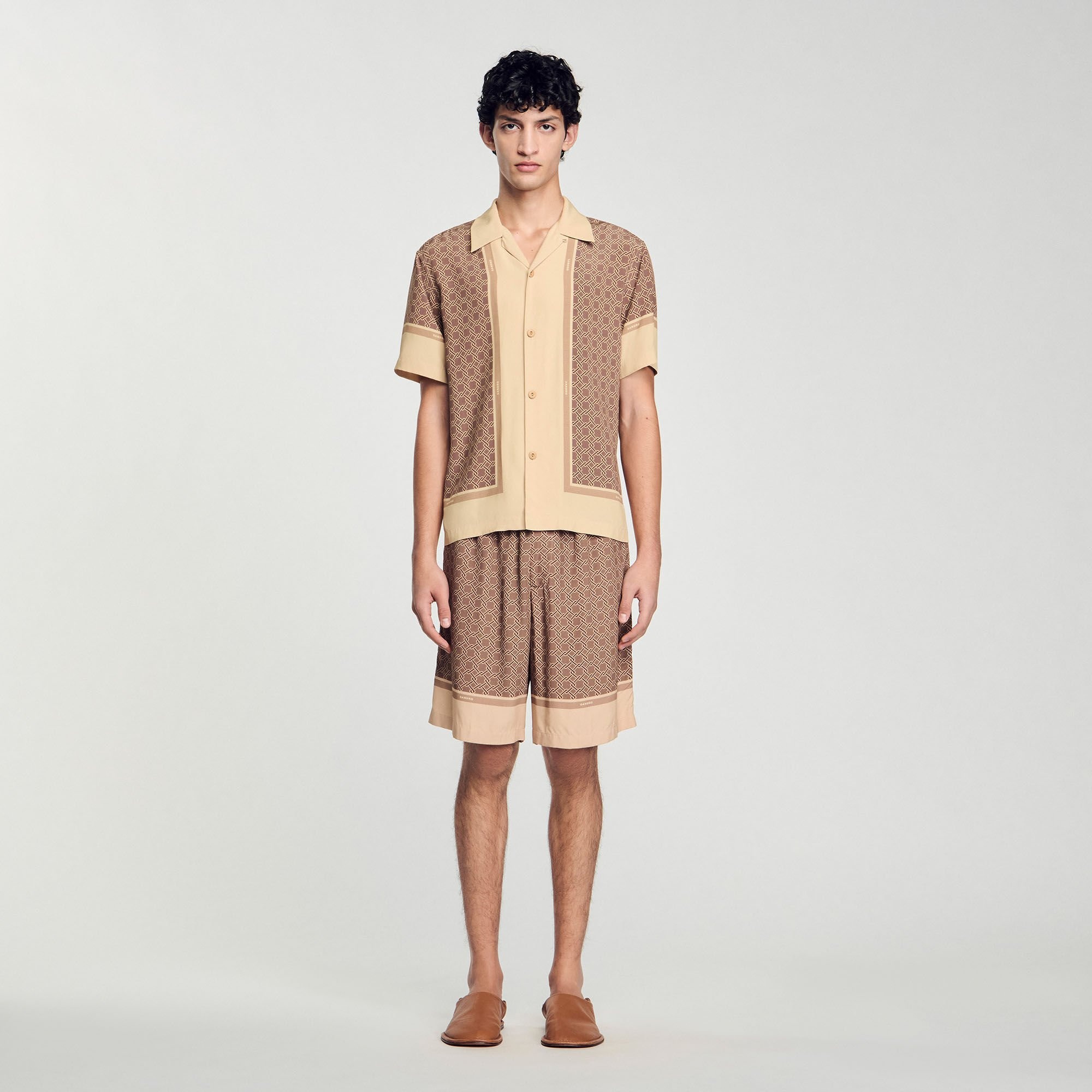 SHORT-SLEEVED PATTERNED SHIRT - 2