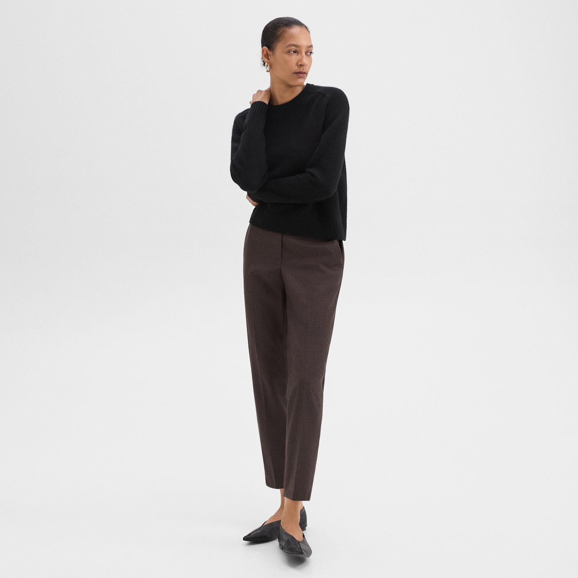 Treeca Pull-On Pant in Sleek Flannel - 2