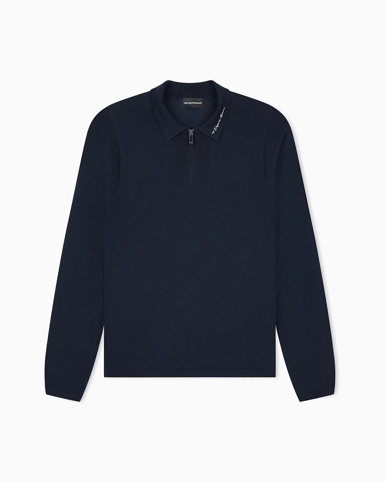 SHAVED VIRGIN WOOL POLO NECK SWEATER - 1
