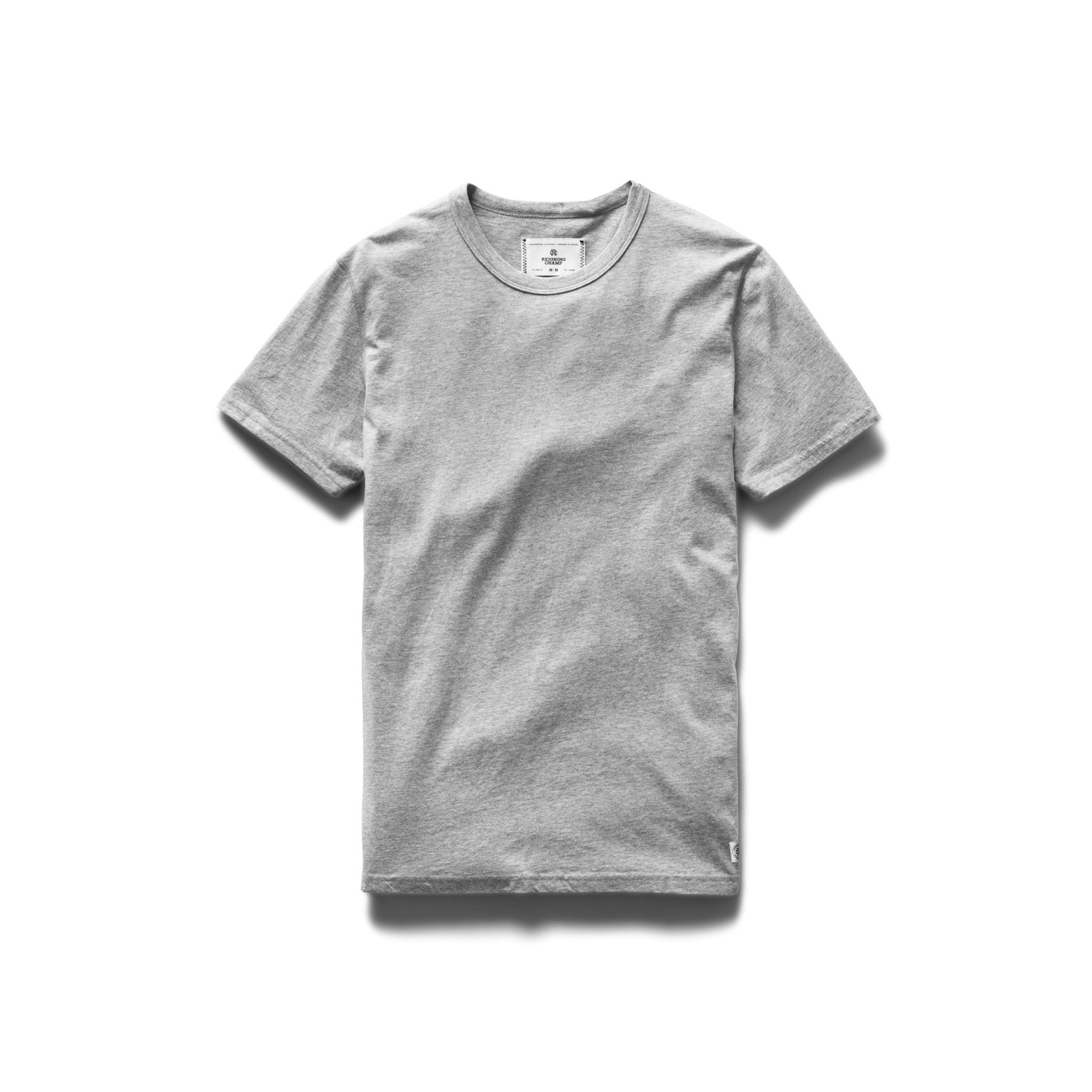 Cotton Jersey T-Shirt 2 Pack Heather Grey - 2