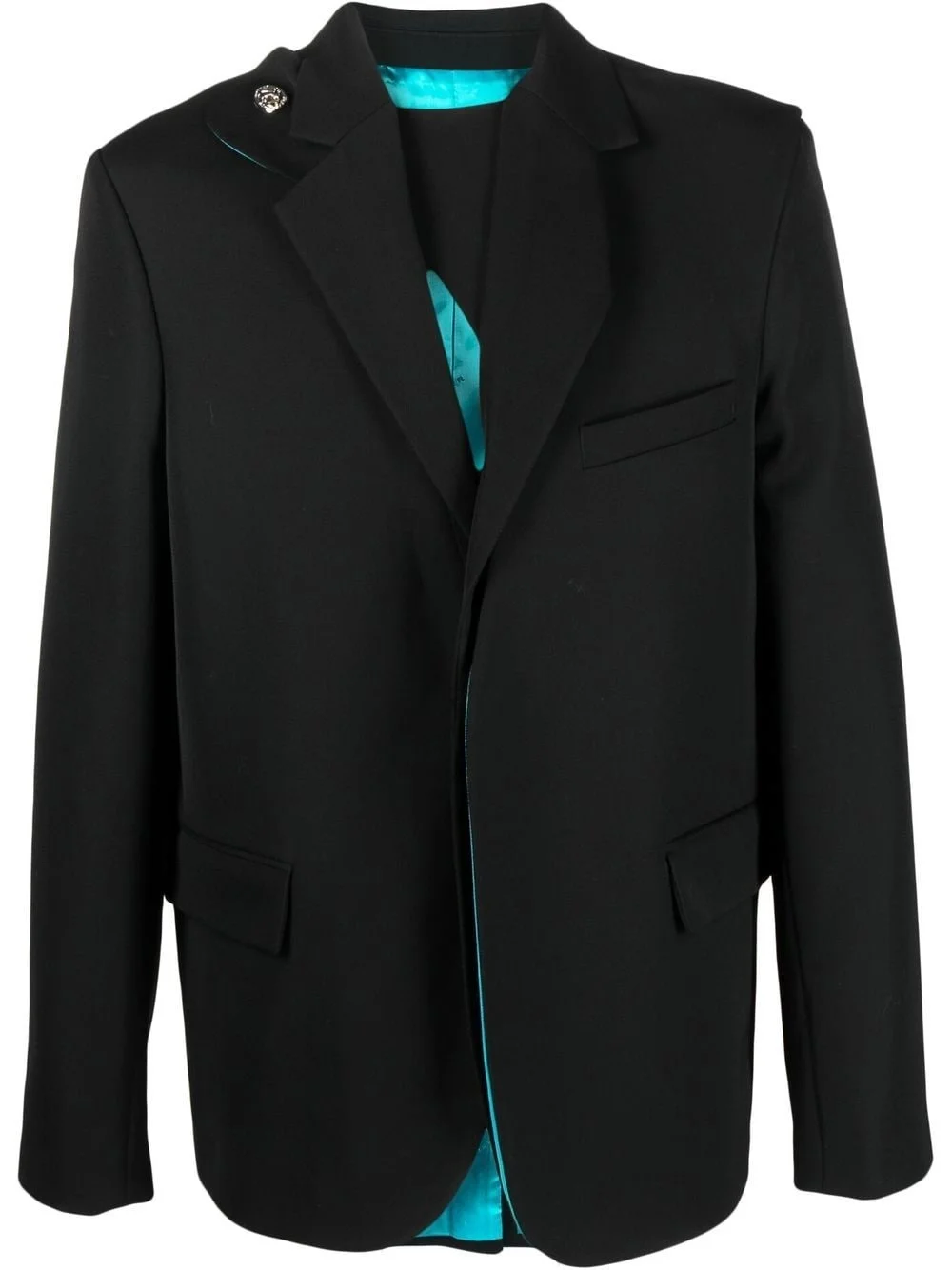concealed-front fastening blazer - 1